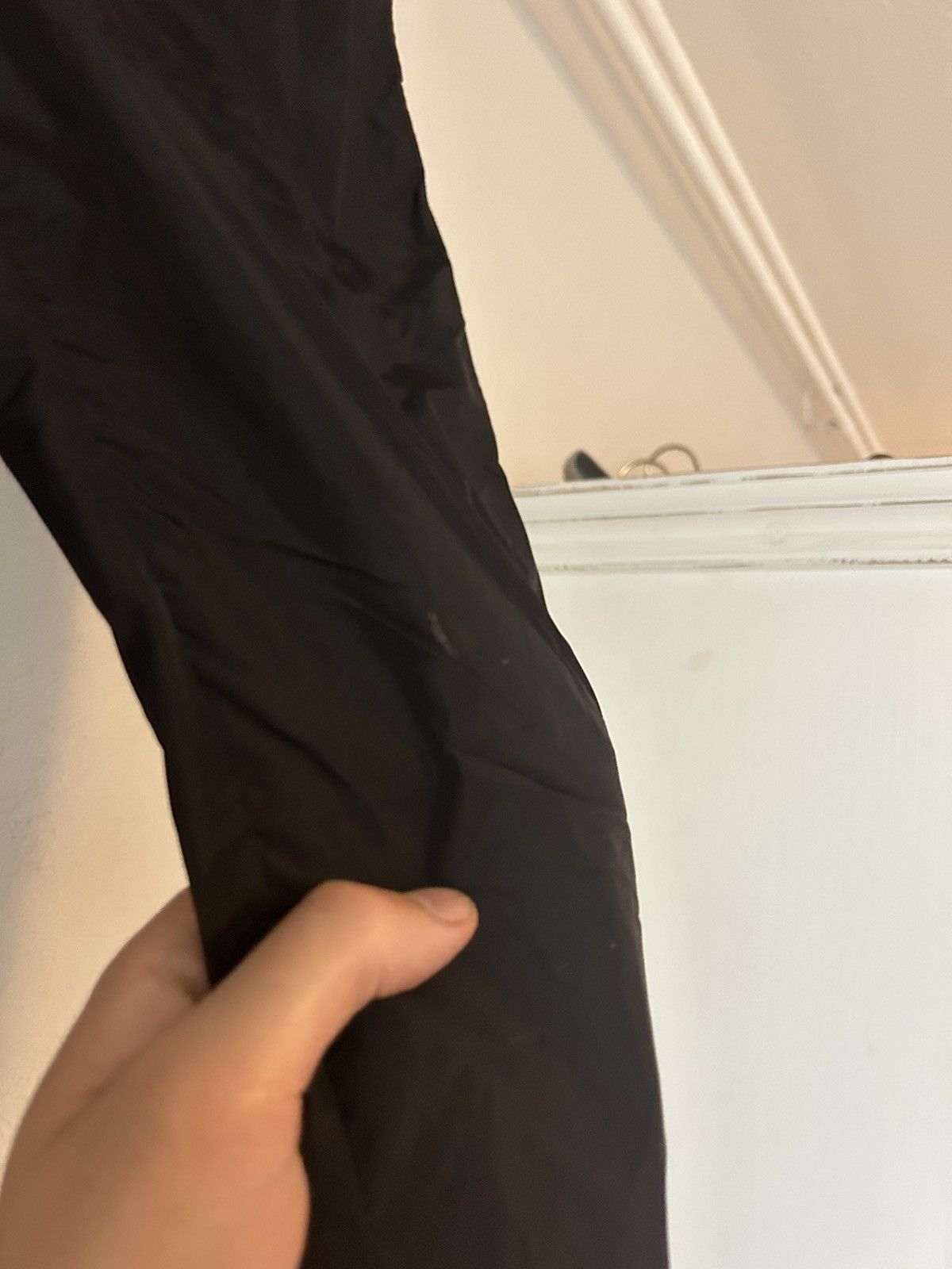 Our Legacy AW15 Ultimate Black Nylon Pants Size US 34 / EU 50 - 3 Thumbnail