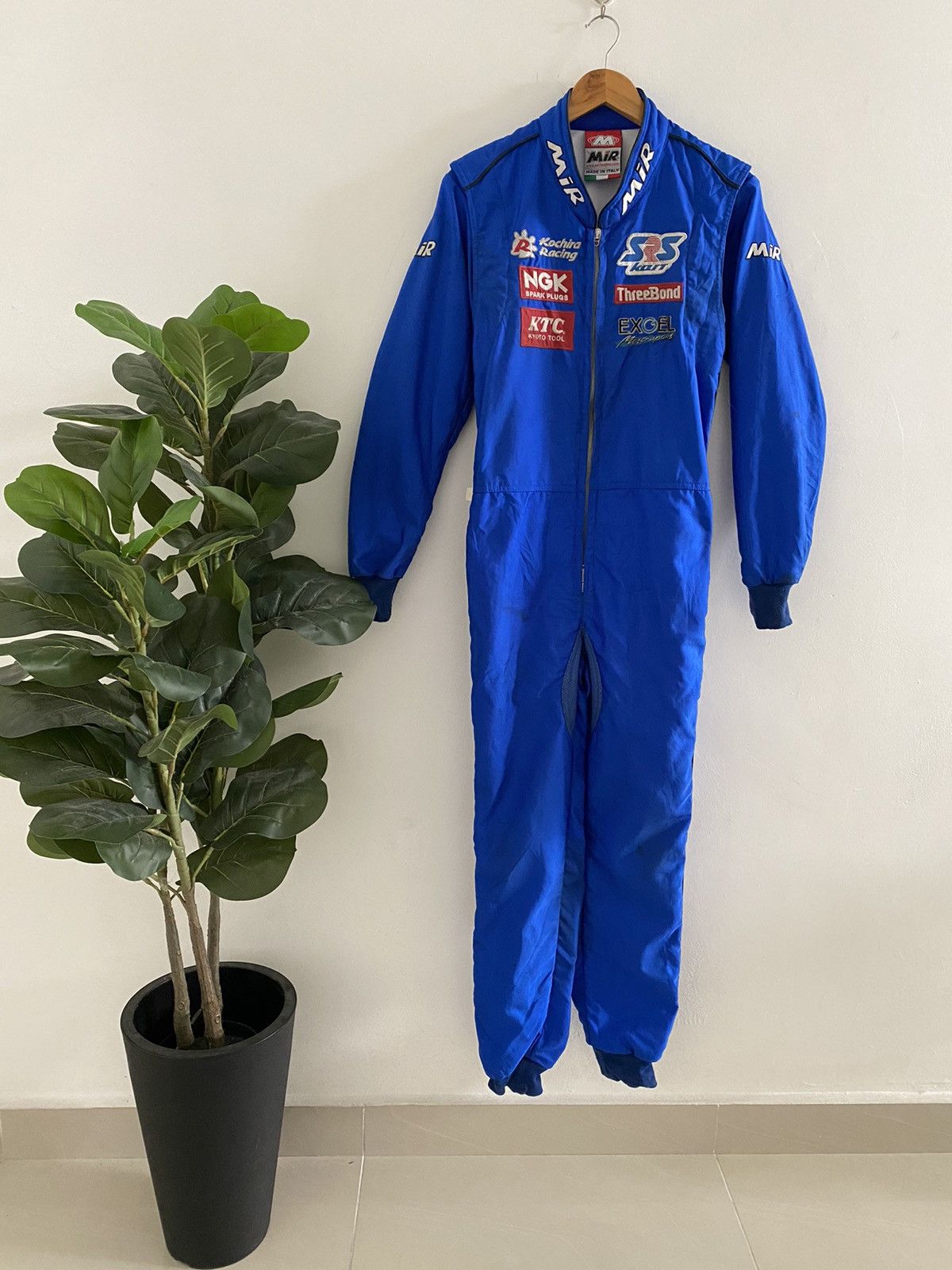 image of Fox Racing x Racing Overalls Suit M.i.r Racing Sport Made In Italy in Blue, Men's (Size 30)