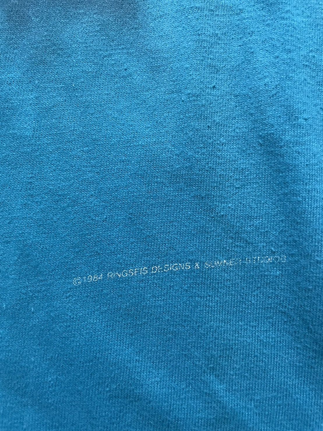 Vintage Vintage 1984 Blue Dolphin Animal T-shirt Very Rare Size US L / EU 52-54 / 3 - 2 Thumbnail