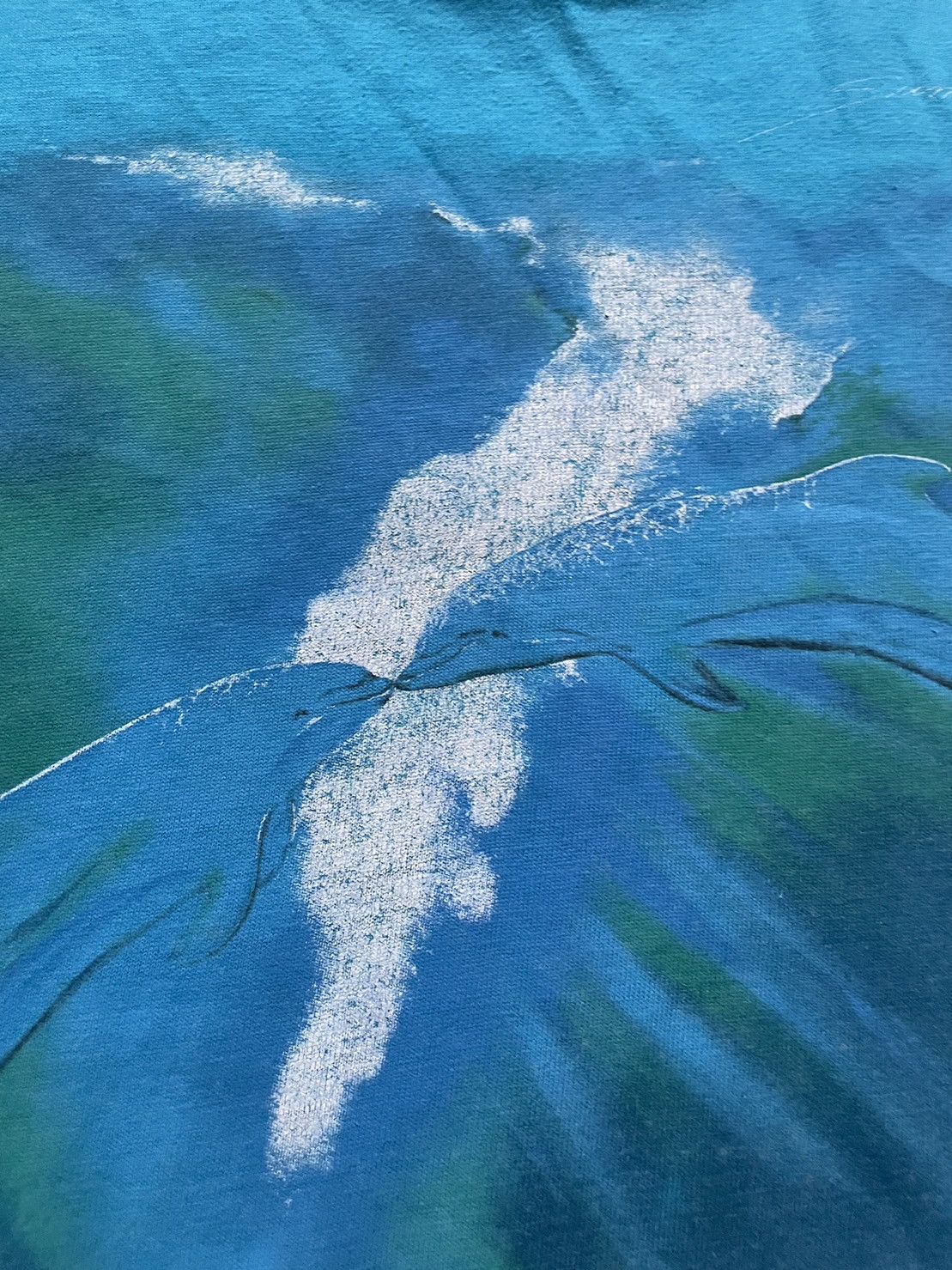 Vintage Vintage 1984 Blue Dolphin Animal T-shirt Very Rare Size US L / EU 52-54 / 3 - 1 Thumbnail