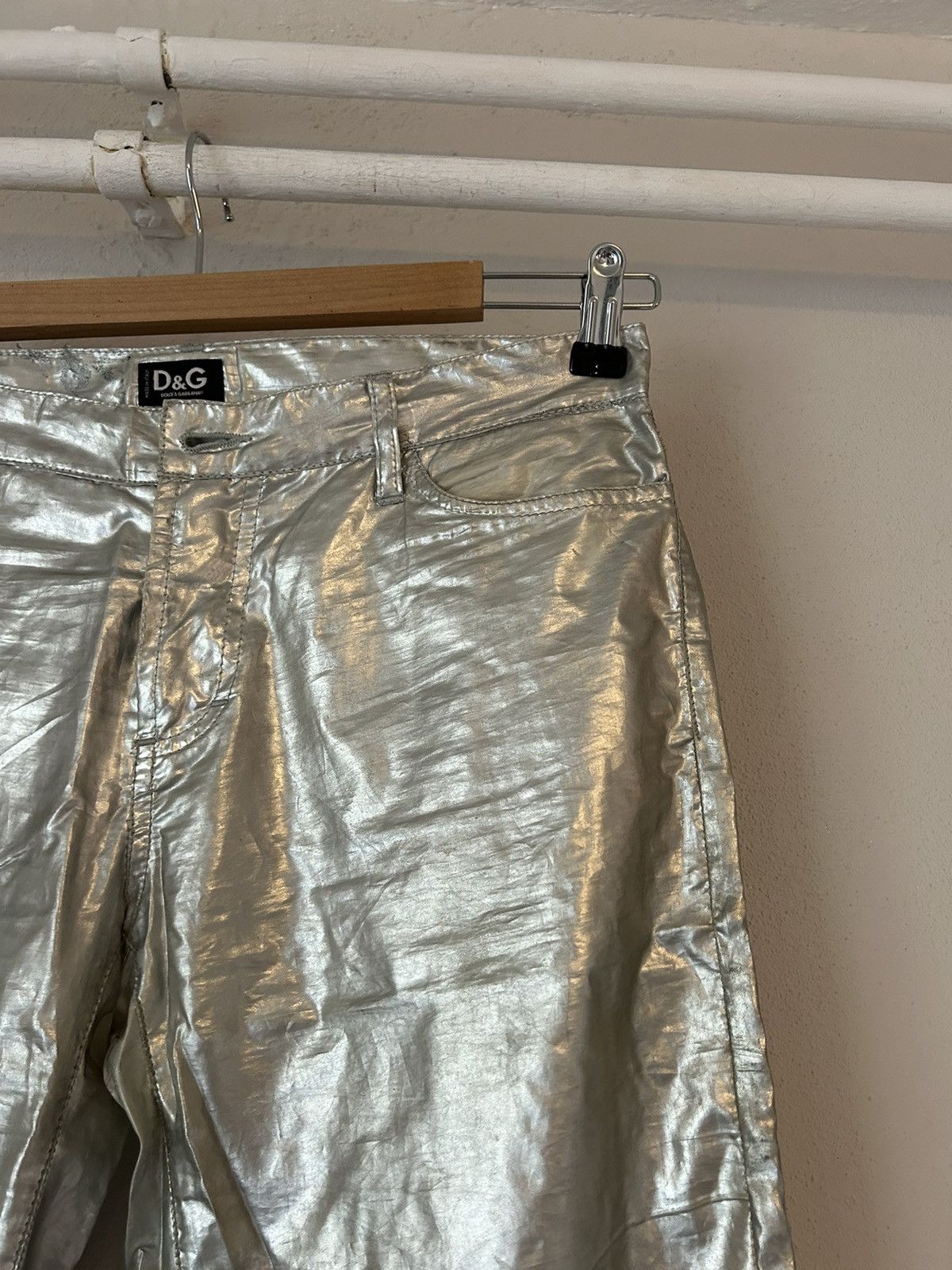 Dolce & Gabbana Silver Jeans Size US 29 - 5 Thumbnail
