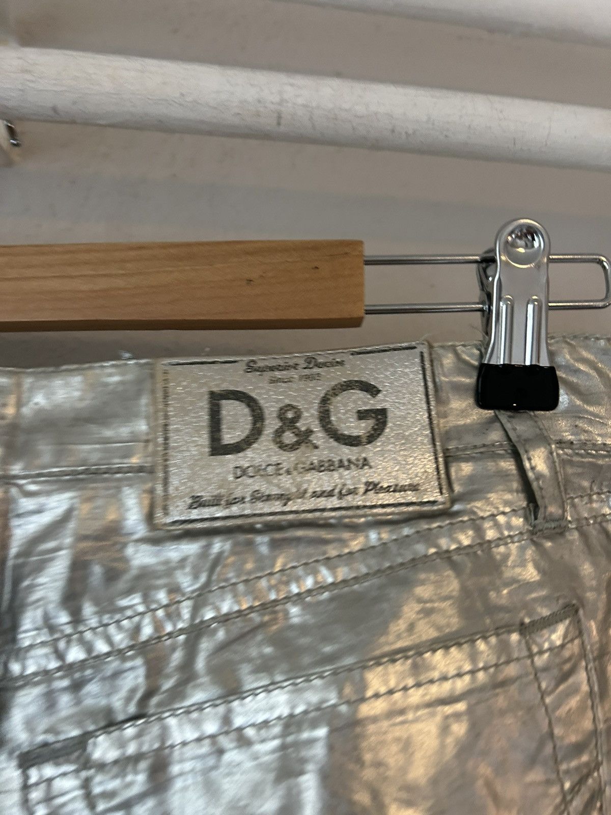 Dolce & Gabbana Silver Jeans Size US 29 - 11 Thumbnail