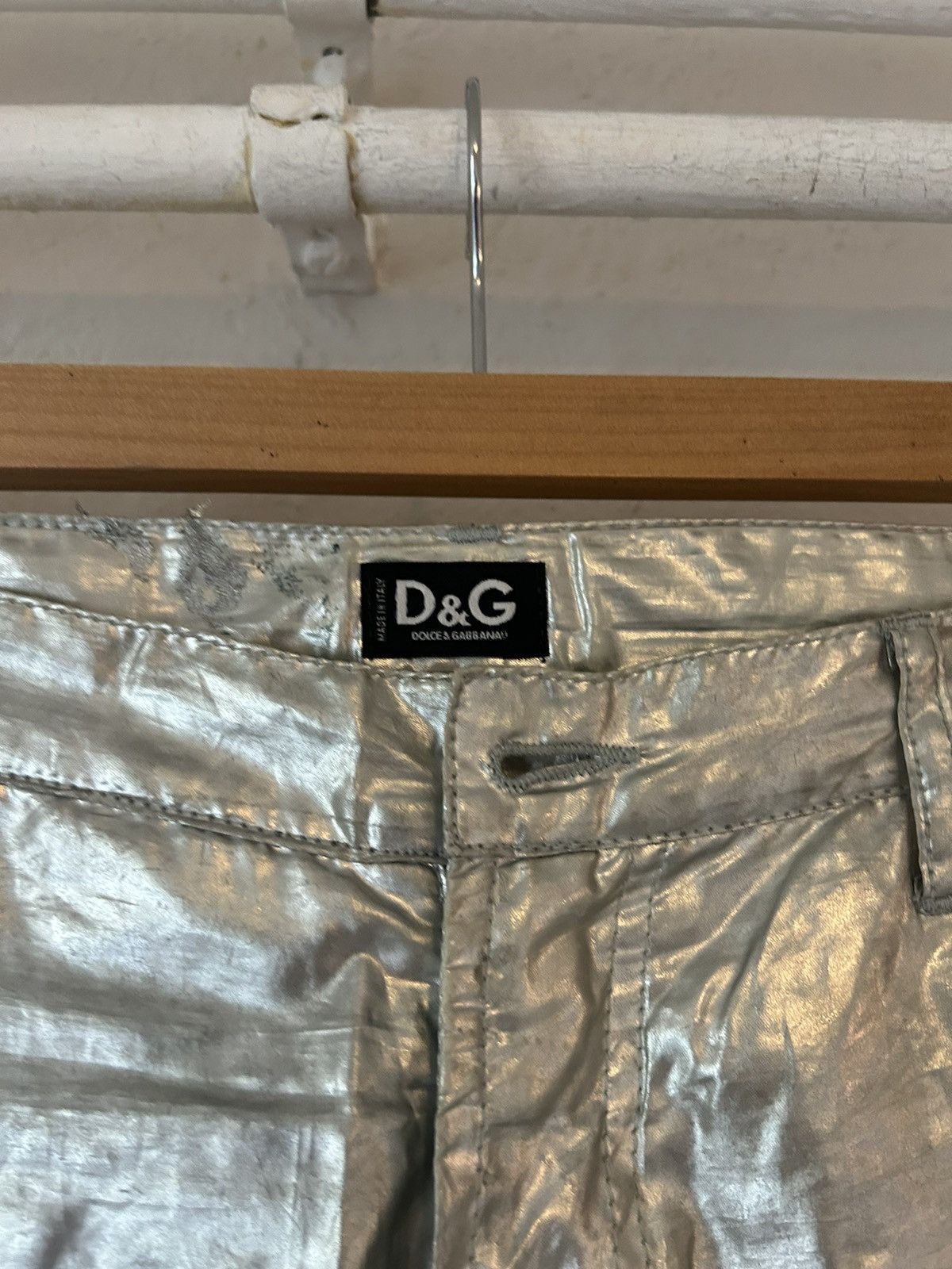 Dolce & Gabbana Silver Jeans Size US 29 - 9 Thumbnail