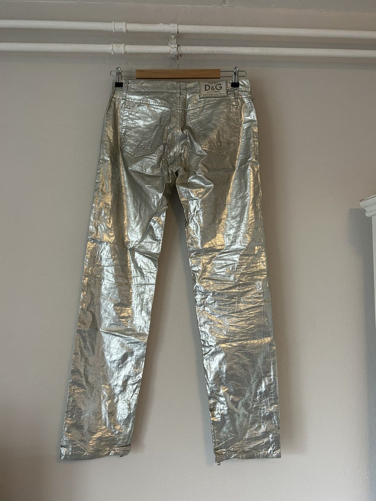 Dolce & Gabbana Silver Jeans Size US 29 - 10 Thumbnail