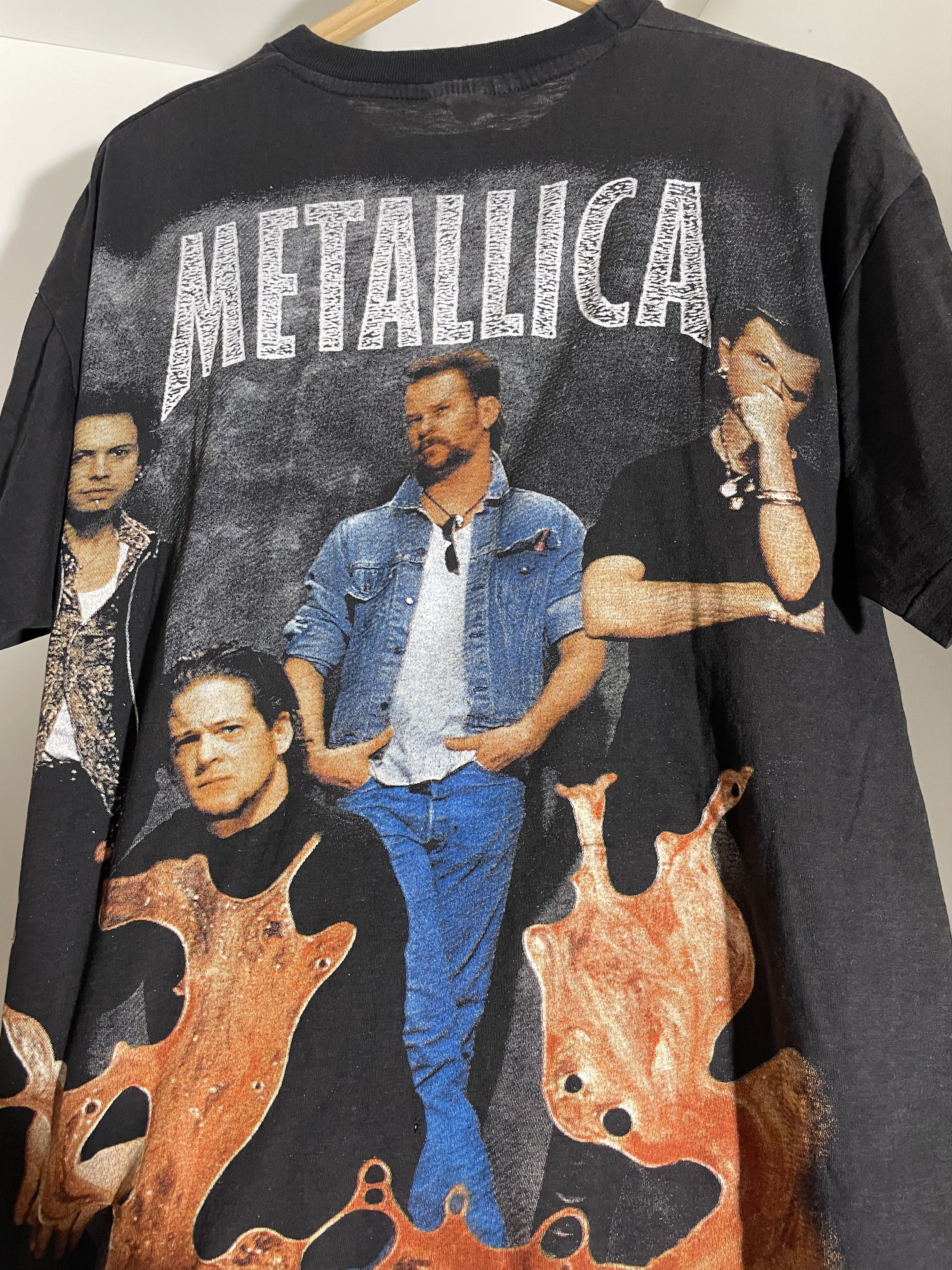 Metallica Vintage Metallica Load 90s Aop Tshirt Size US L / EU 52-54 / 3 - 6 Thumbnail