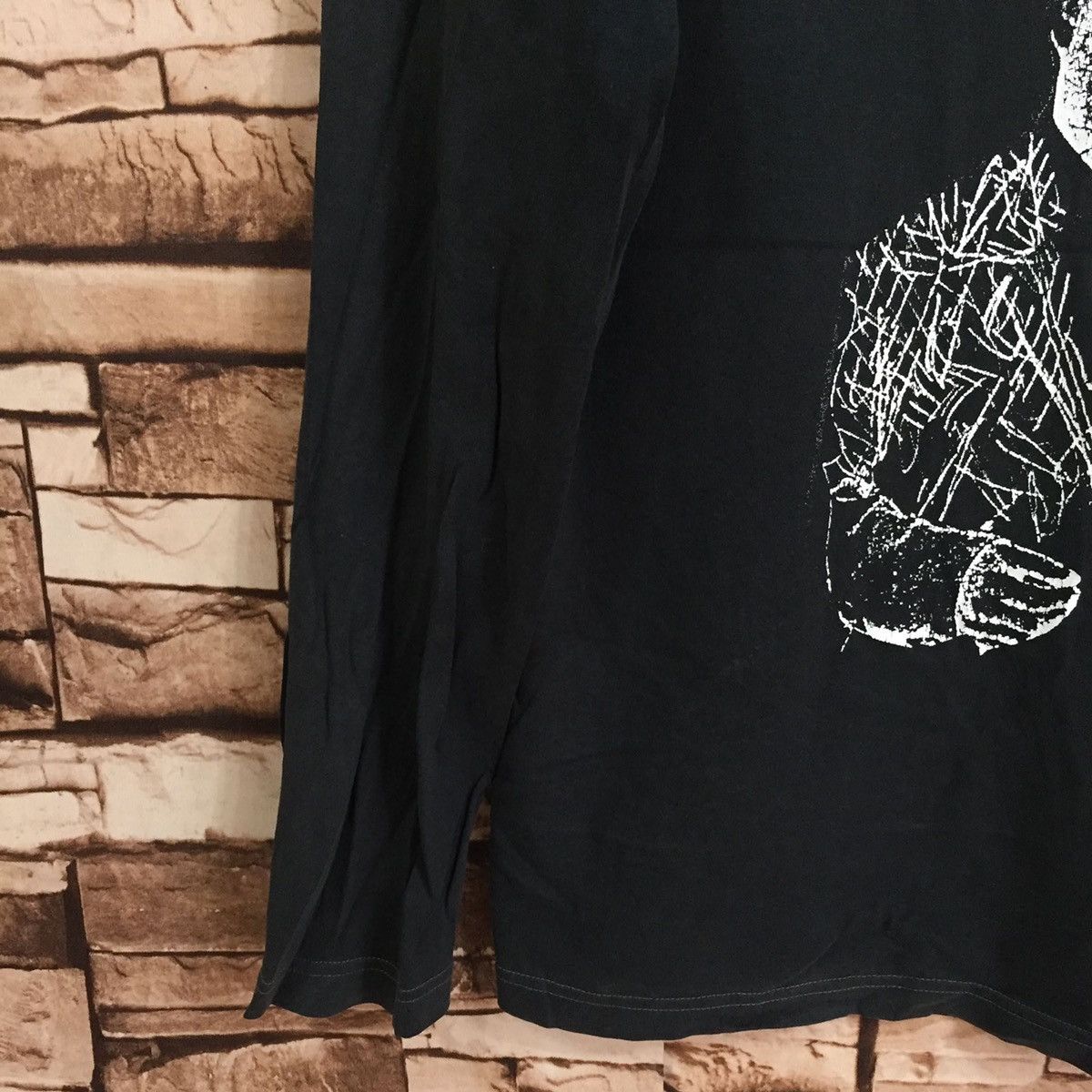Jean-Michel Basquiat Vintage JEAN MICHEL BASQUIAT t shirt longsleeve big design Size US L / EU 52-54 / 3 - 4 Thumbnail
