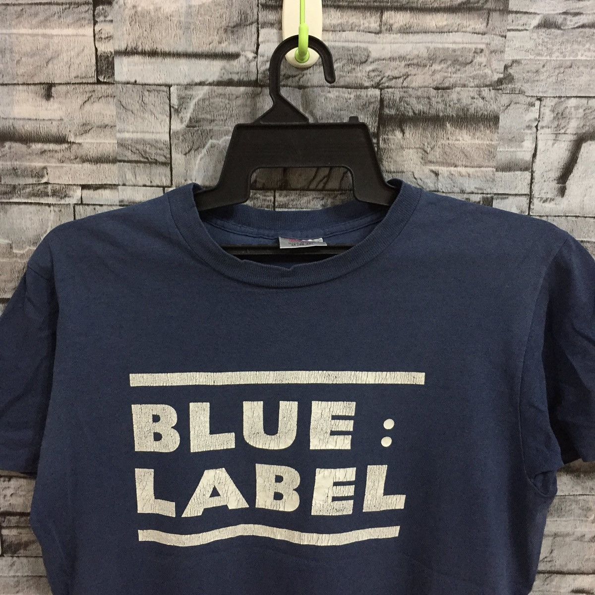 Vintage Vintage Onieta t shirt spellout Blue Label big design Size US M / EU 48-50 / 2 - 2 Thumbnail