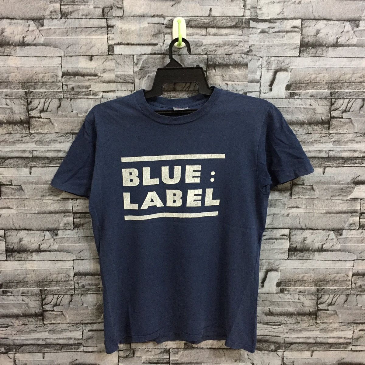 Vintage Vintage Onieta t shirt spellout Blue Label big design Size US M / EU 48-50 / 2 - 1 Thumbnail
