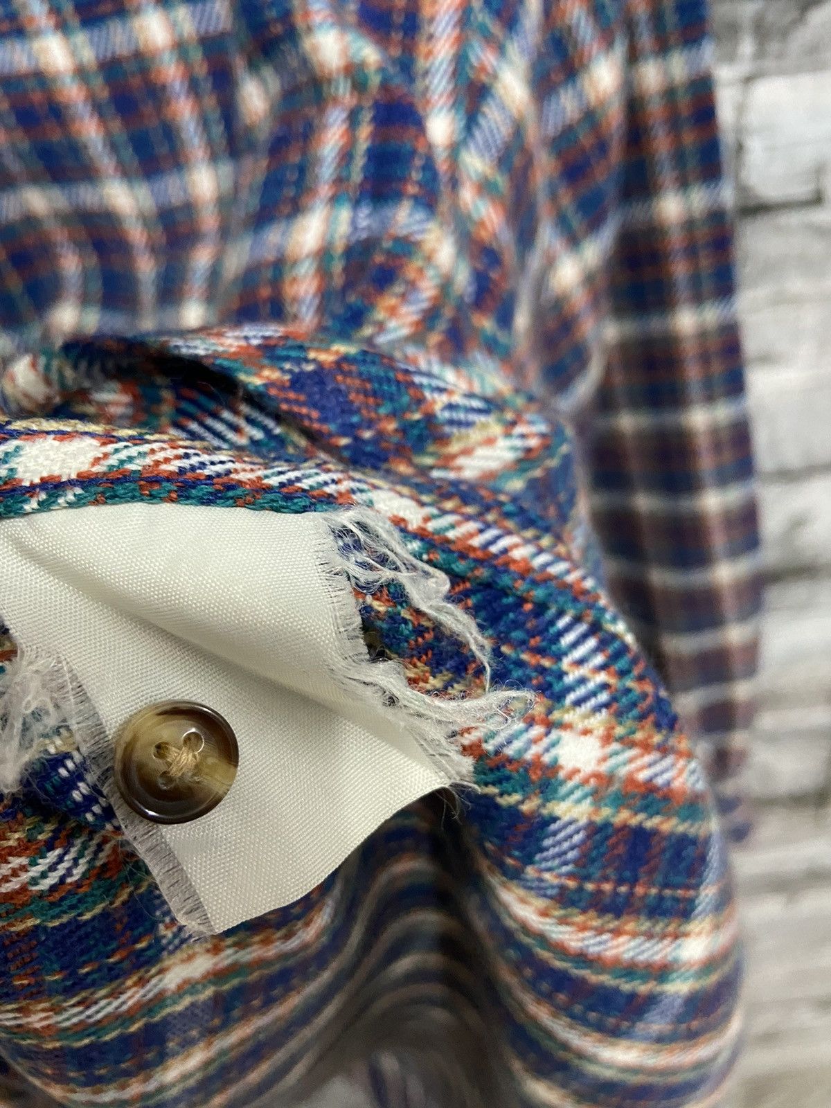 Pepsi Vintage Pepsi Cola Flannel single pocket plaid design Size US L / EU 52-54 / 3 - 7 Thumbnail