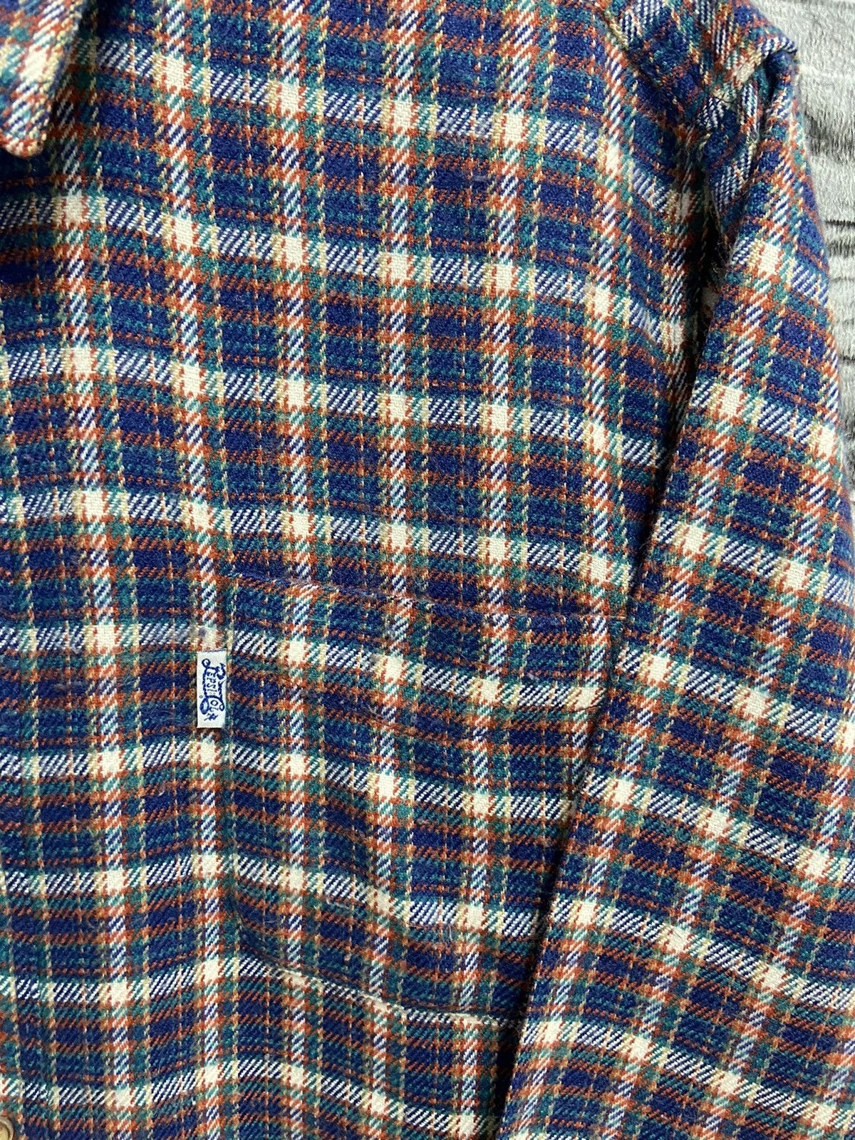 Pepsi Vintage Pepsi Cola Flannel single pocket plaid design Size US L / EU 52-54 / 3 - 4 Thumbnail