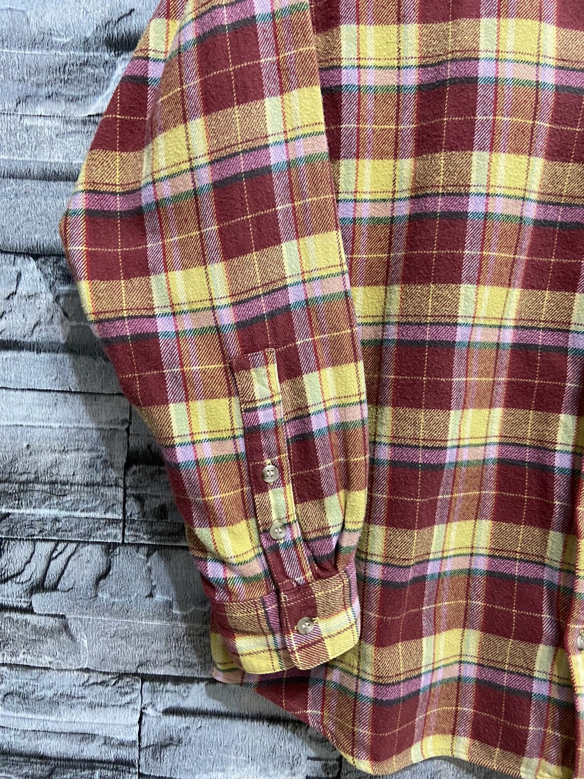 Japanese Brand Vintage Mademoiselle Non Non Flannel single pocket fit M Size US M / EU 48-50 / 2 - 5 Thumbnail