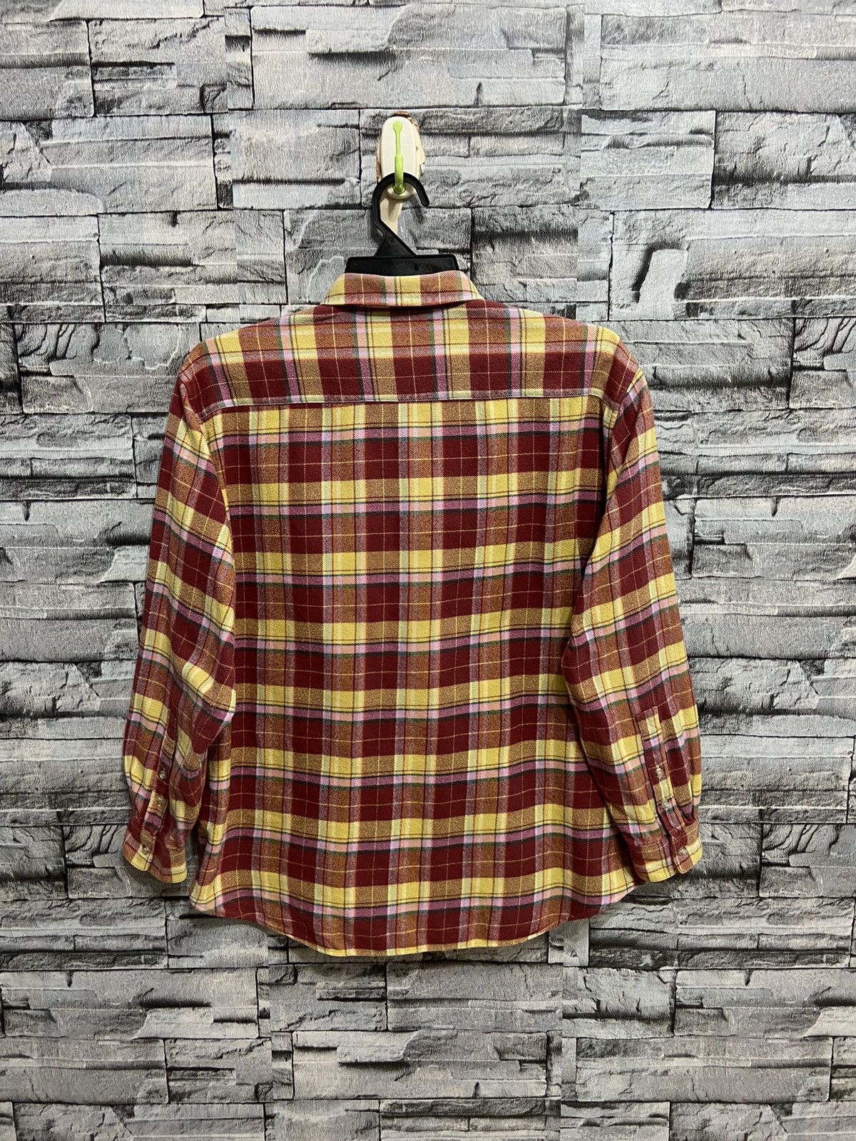 Japanese Brand Vintage Mademoiselle Non Non Flannel single pocket fit M Size US M / EU 48-50 / 2 - 7 Thumbnail