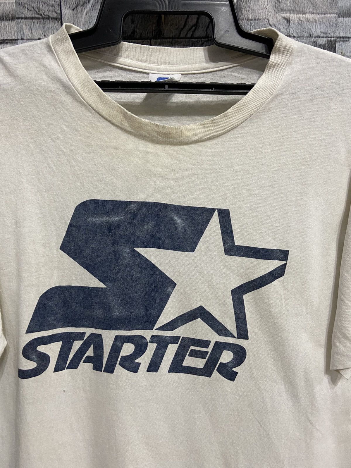 Starter Vintage Starter t shirt big logo hip hop streetwear Size US M / EU 48-50 / 2 - 2 Thumbnail