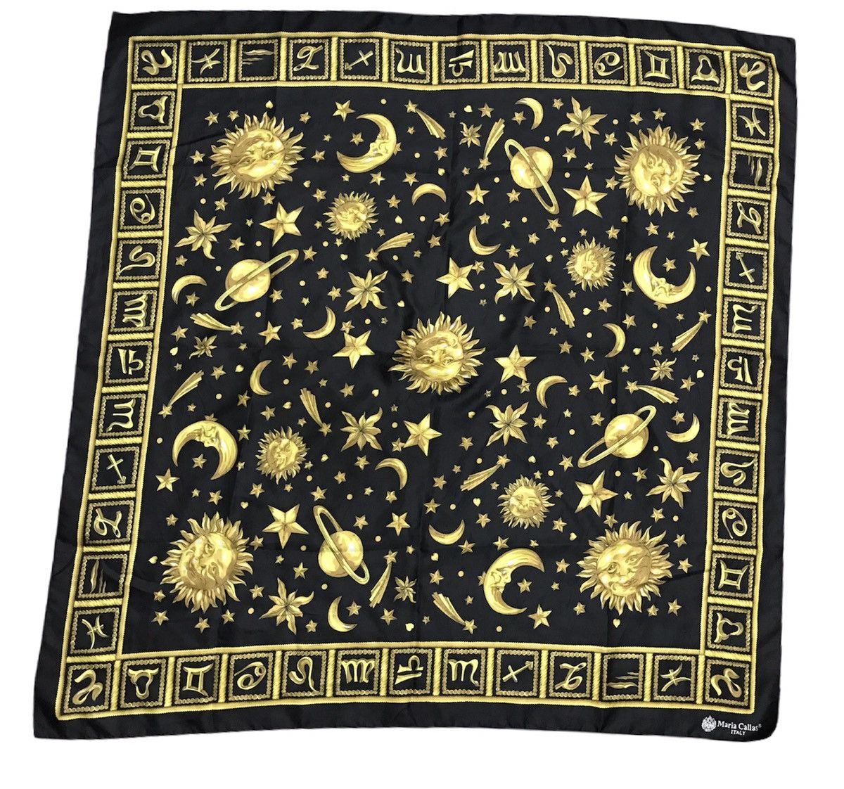Vintage Vintage zodiac inspired scarf x maria callas Size ONE SIZE - 1 Thumbnail