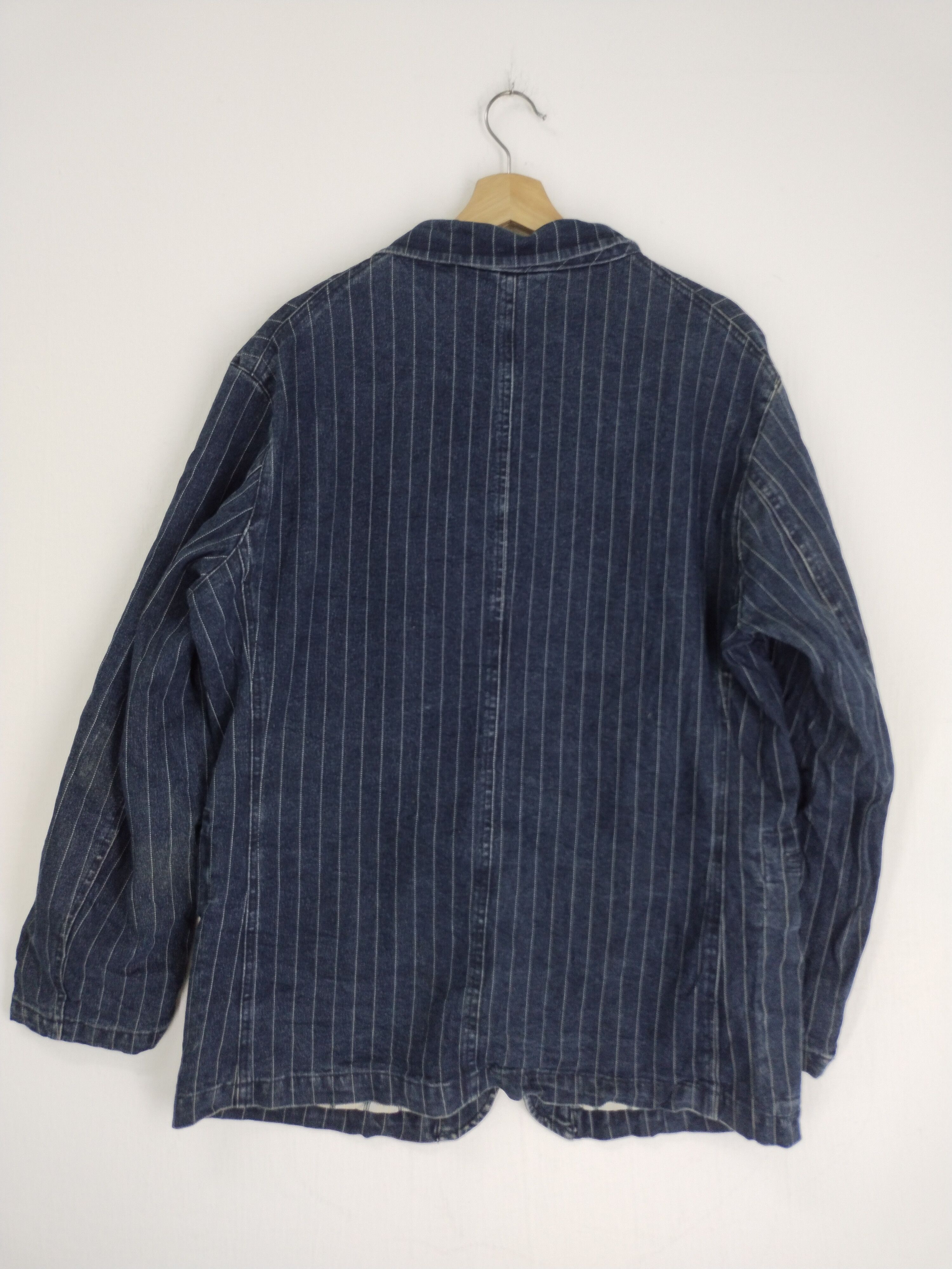 Kansai Yamamoto VINTAGE KANSAI JEANS DENIM JACKET Size US L / EU 52-54 / 3 - 6 Thumbnail