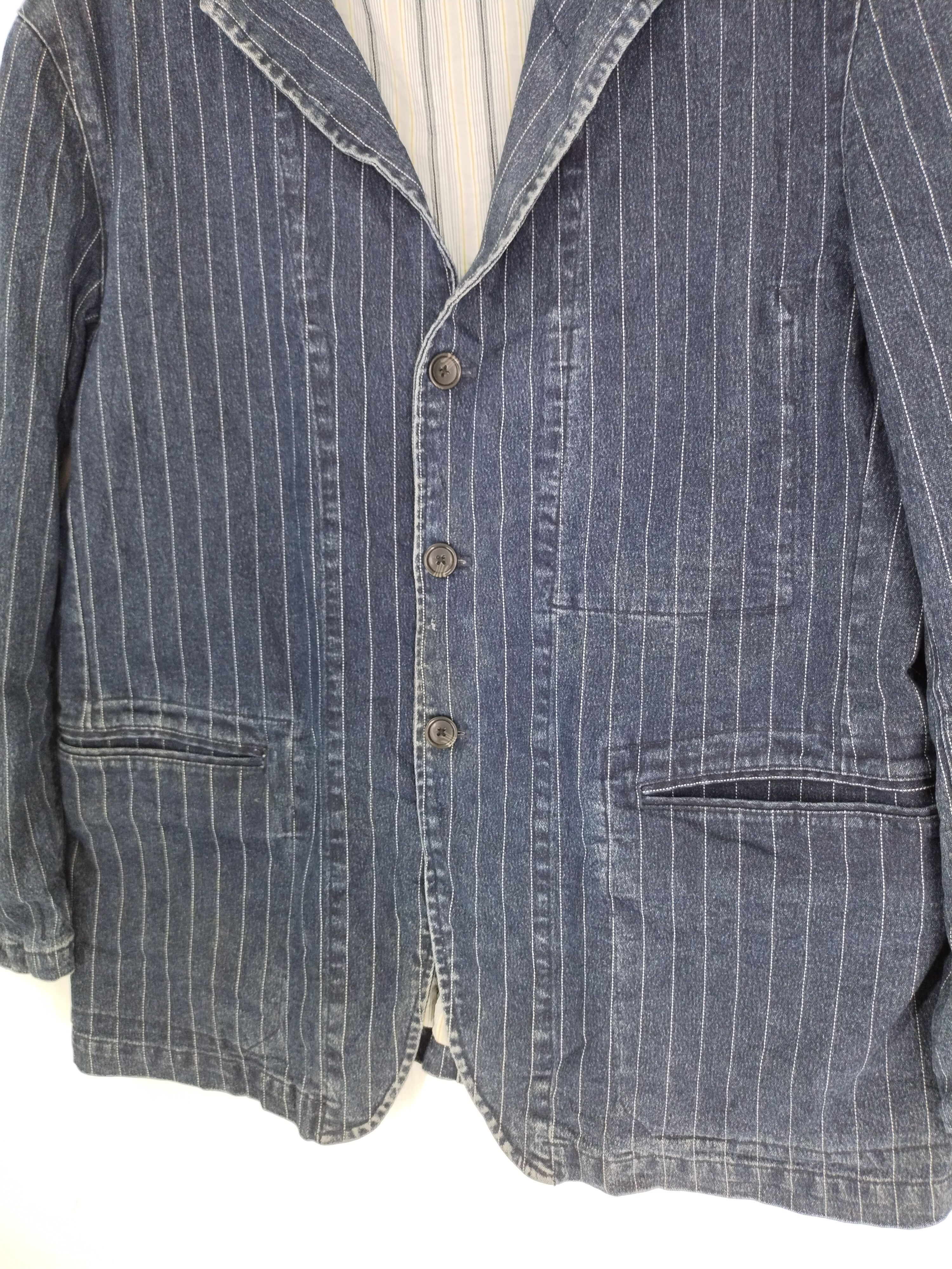 Kansai Yamamoto VINTAGE KANSAI JEANS DENIM JACKET Size US L / EU 52-54 / 3 - 8 Thumbnail
