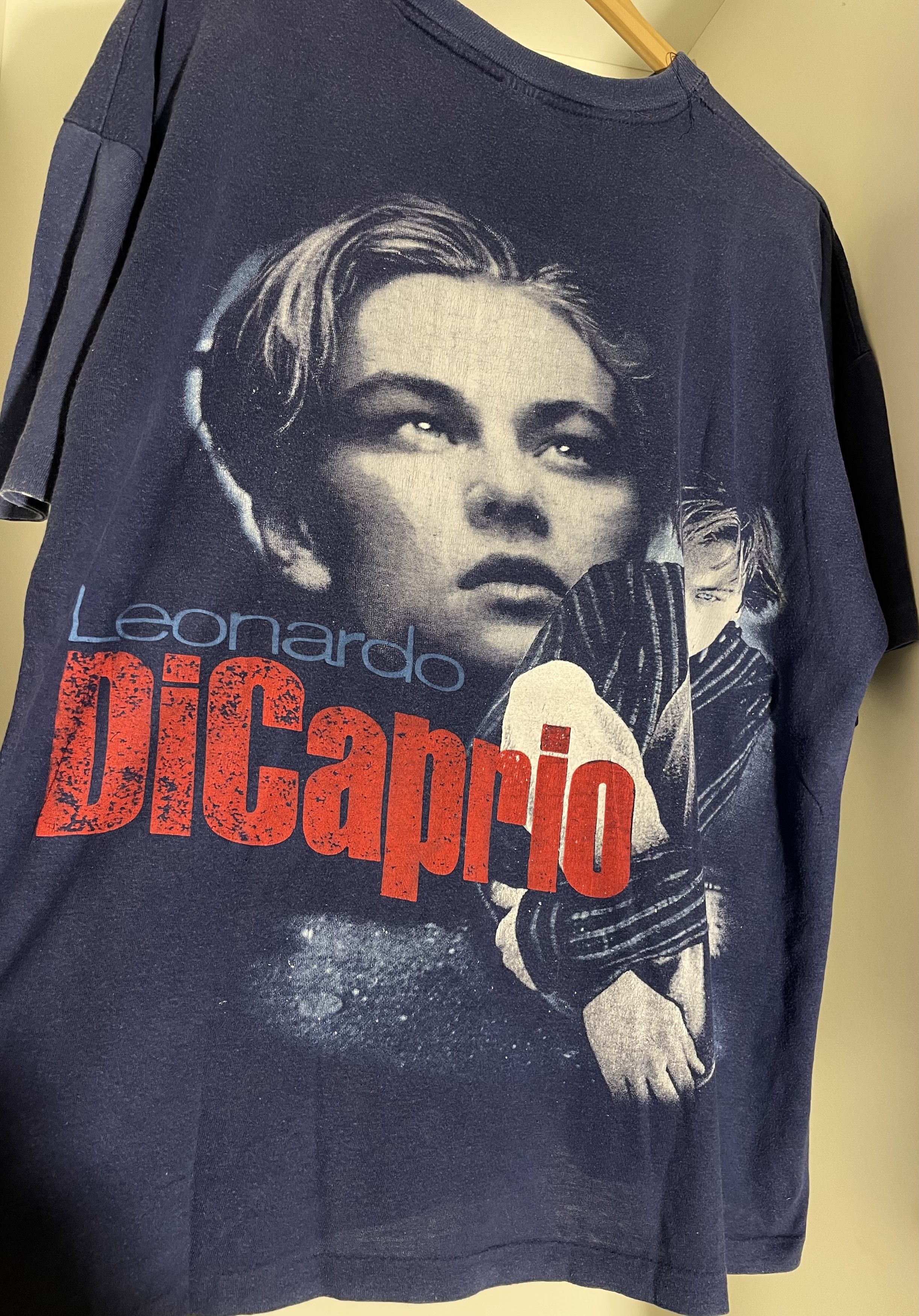 Vintage Vintage Leonardo Di Caprio Titanic 90s Tee Size US L / EU 52-54 / 3 - 6 Thumbnail