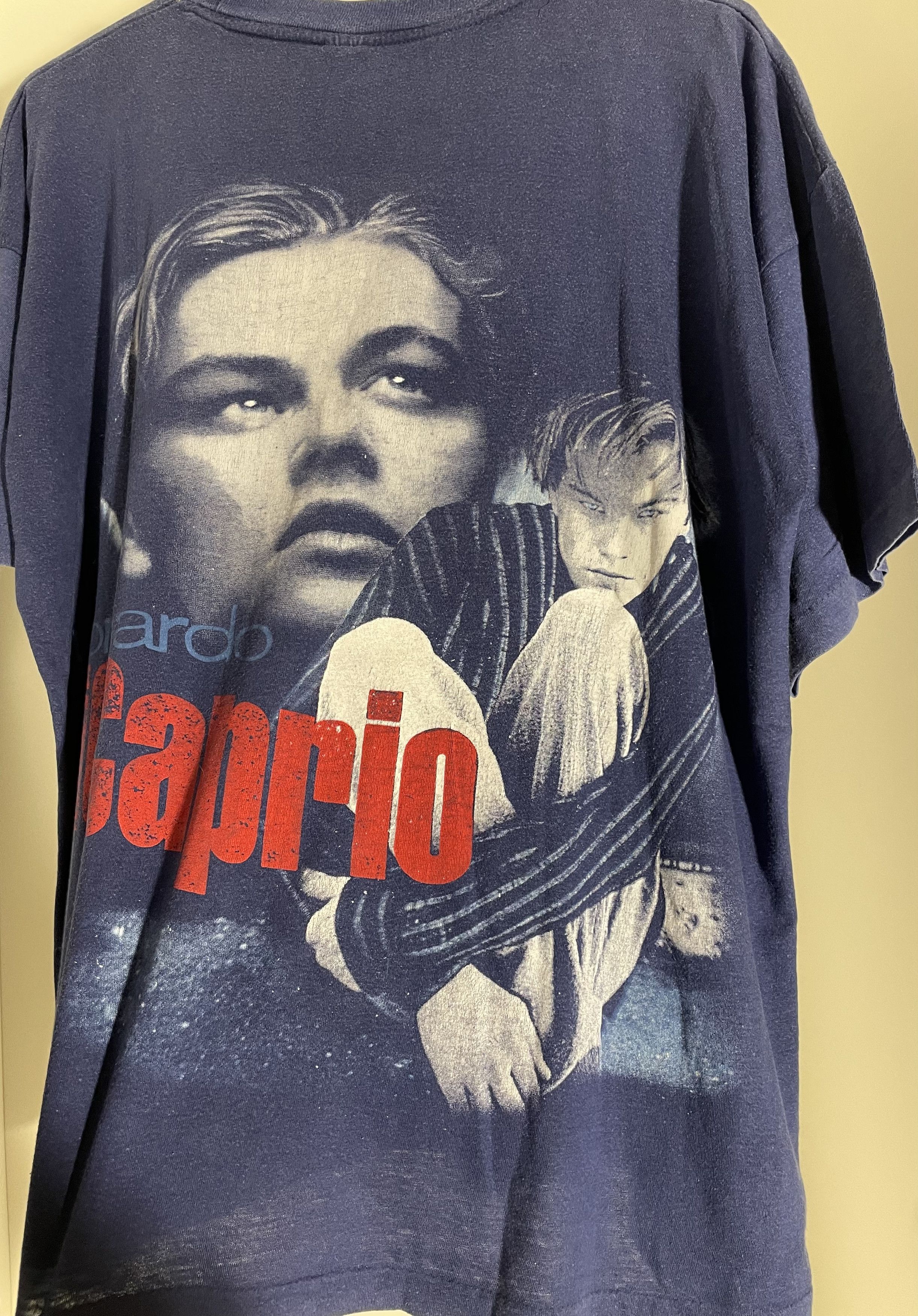 Vintage Vintage Leonardo Di Caprio Titanic 90s Tee Size US L / EU 52-54 / 3 - 7 Thumbnail
