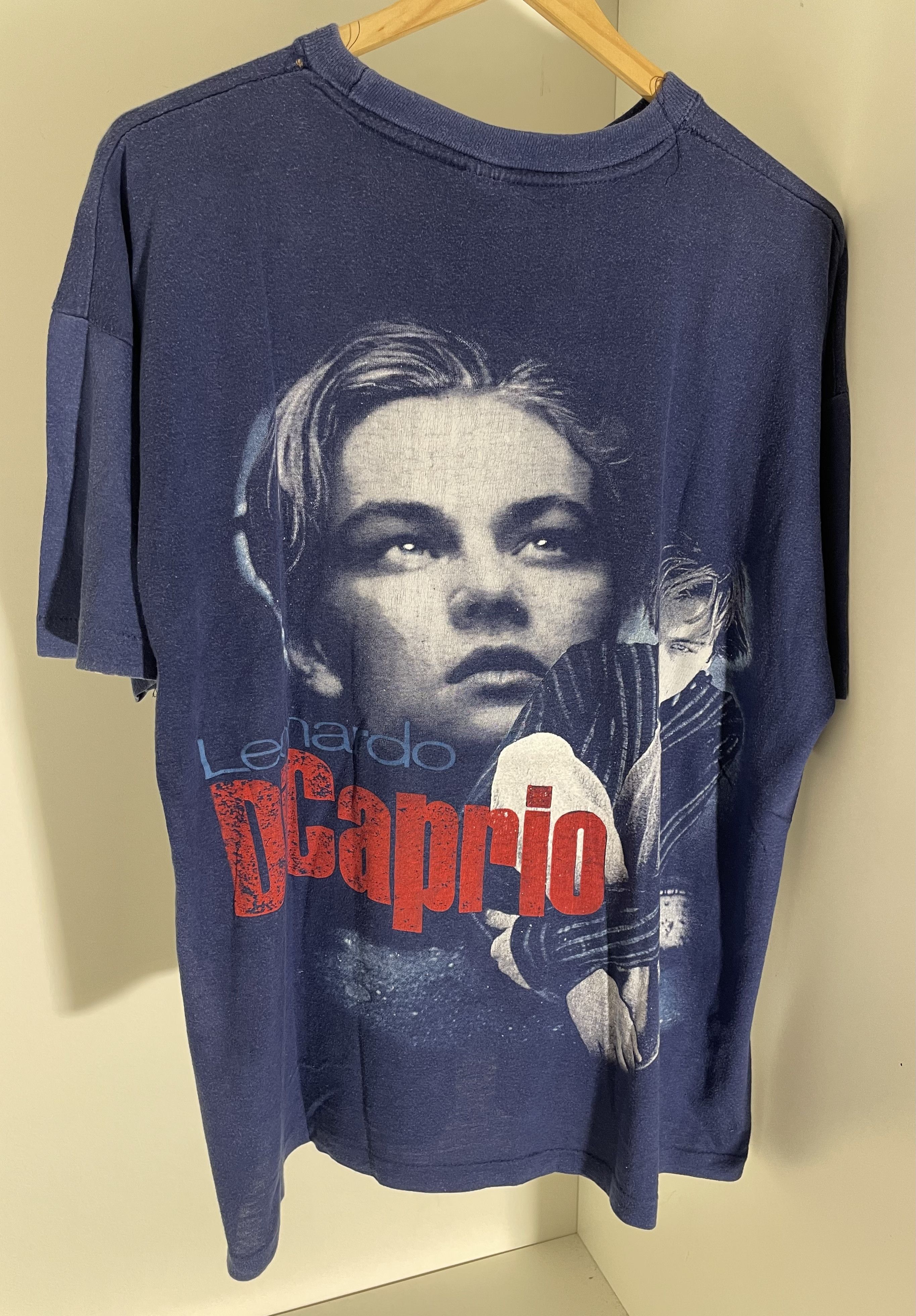 Vintage Vintage Leonardo Di Caprio Titanic 90s Tee Size US L / EU 52-54 / 3 - 5 Thumbnail
