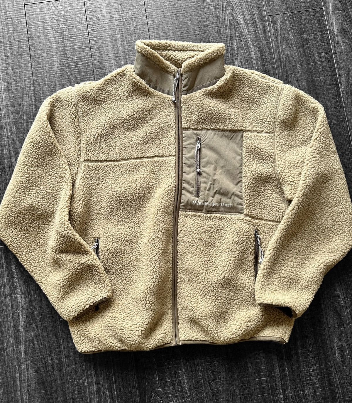 image of Thisisneverthat Sp Jacket XL in Tan, Men's