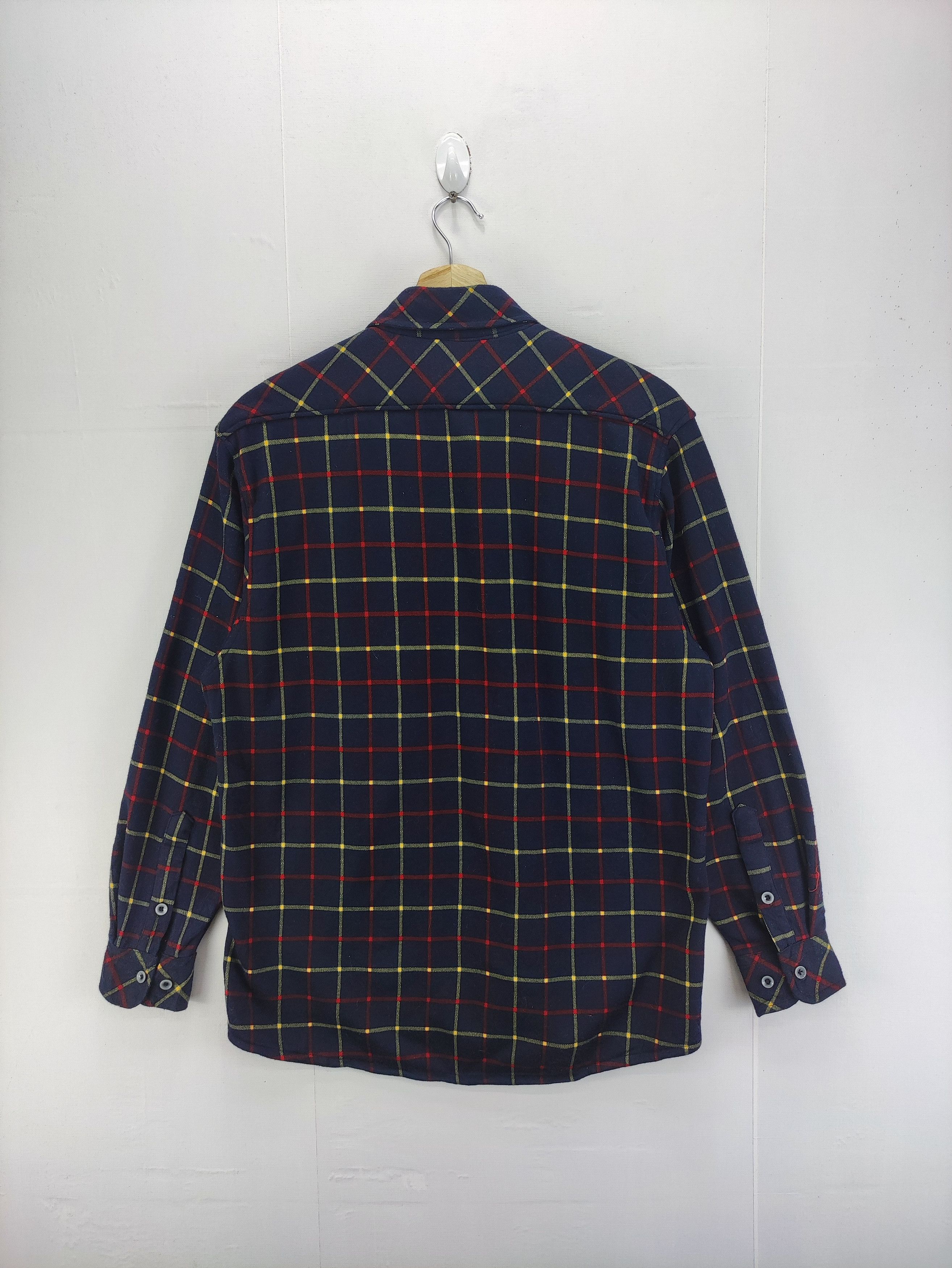 Flannel Vintage Sablina Valentino Lining Fleece Shirt Button Up Size US M / EU 48-50 / 2 - 7 Thumbnail