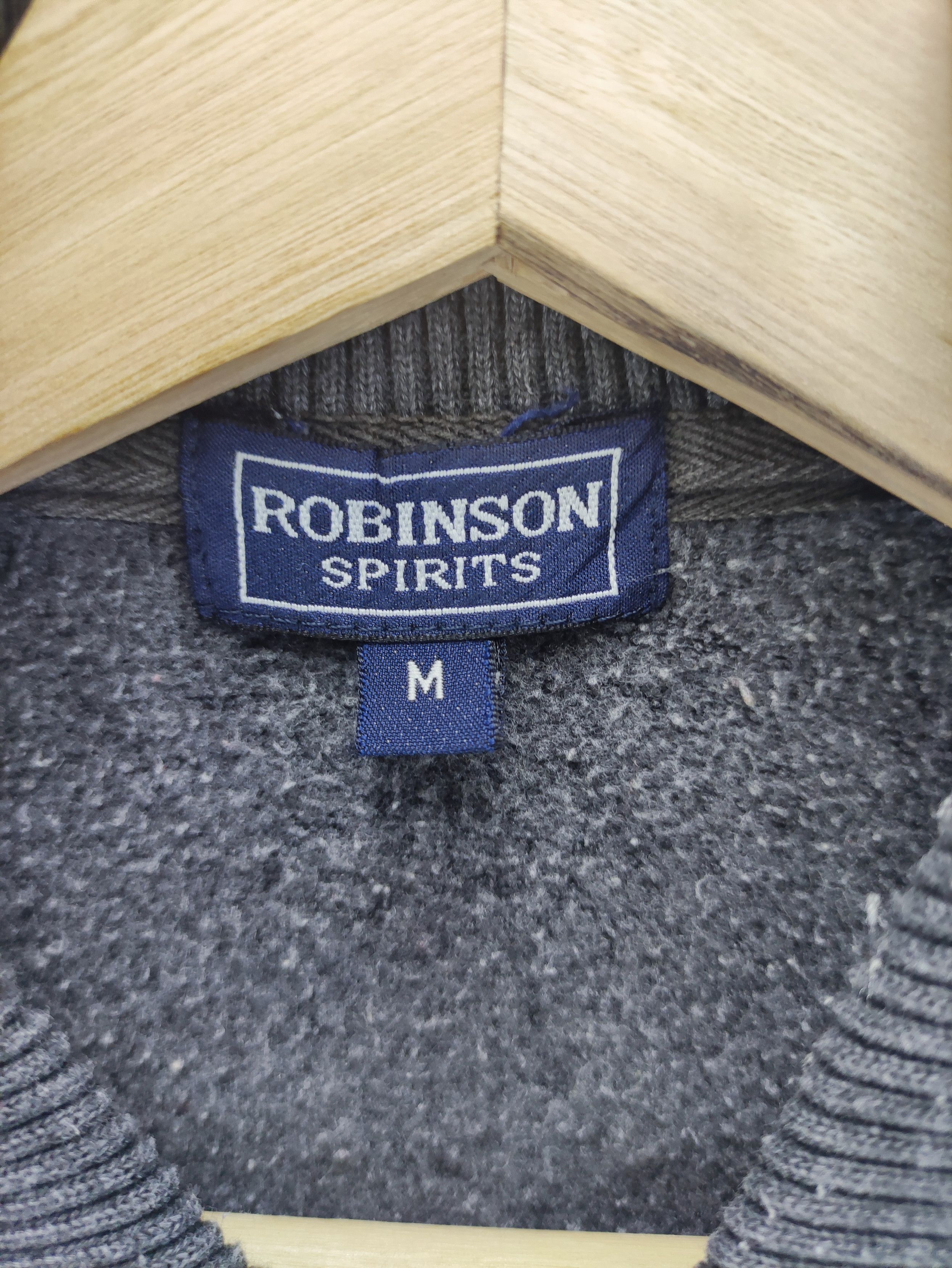 Japanese Brand Vintage Sweater Robinson Spirit Embroidered Logo Polo Size US M / EU 48-50 / 2 - 4 Thumbnail