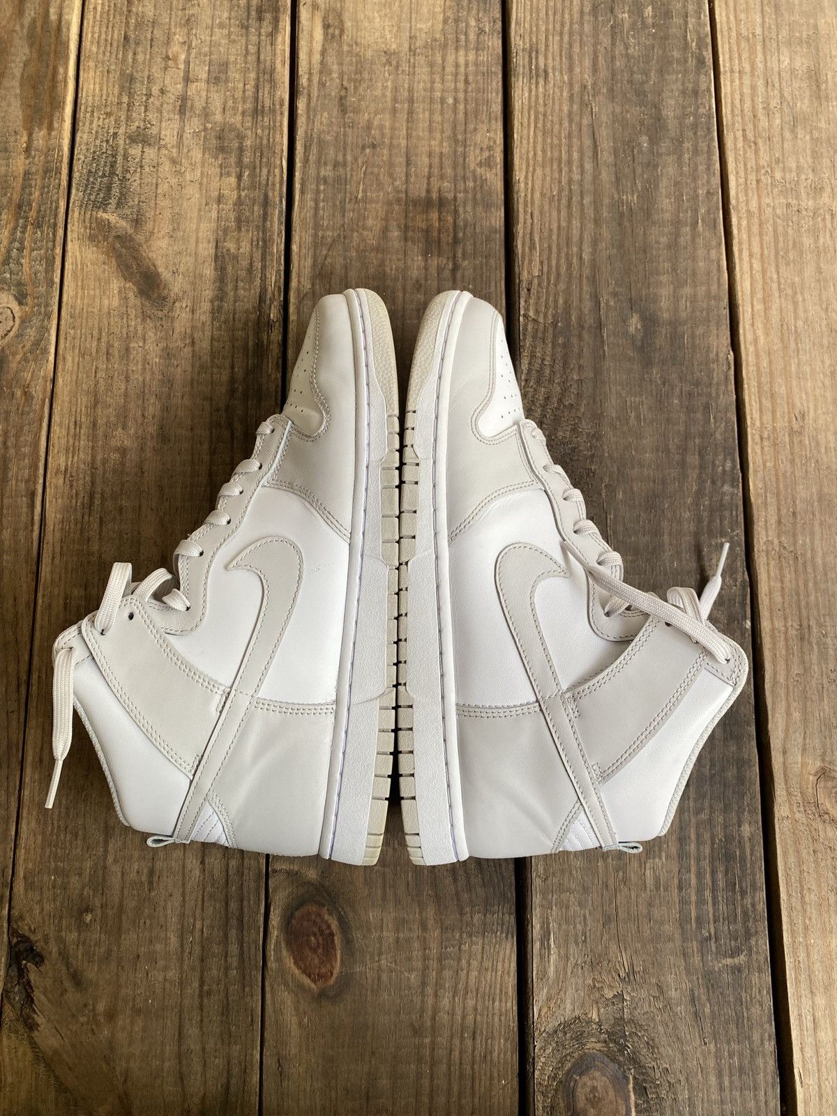 Nike 2021 Nike Dunk High Retro White Vast Grey Size US 11 / EU 44 - 2 Thumbnail