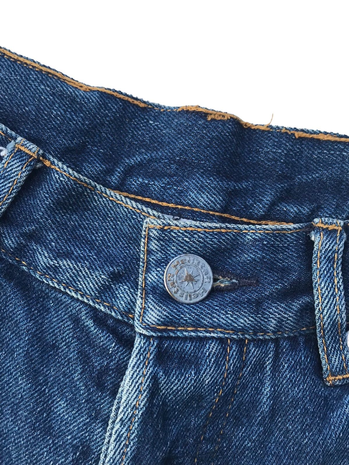 Japanese Brand Hell Star Art Or Anarchy Skull Denim Pants Size US 28 / EU 44 - 7 Thumbnail