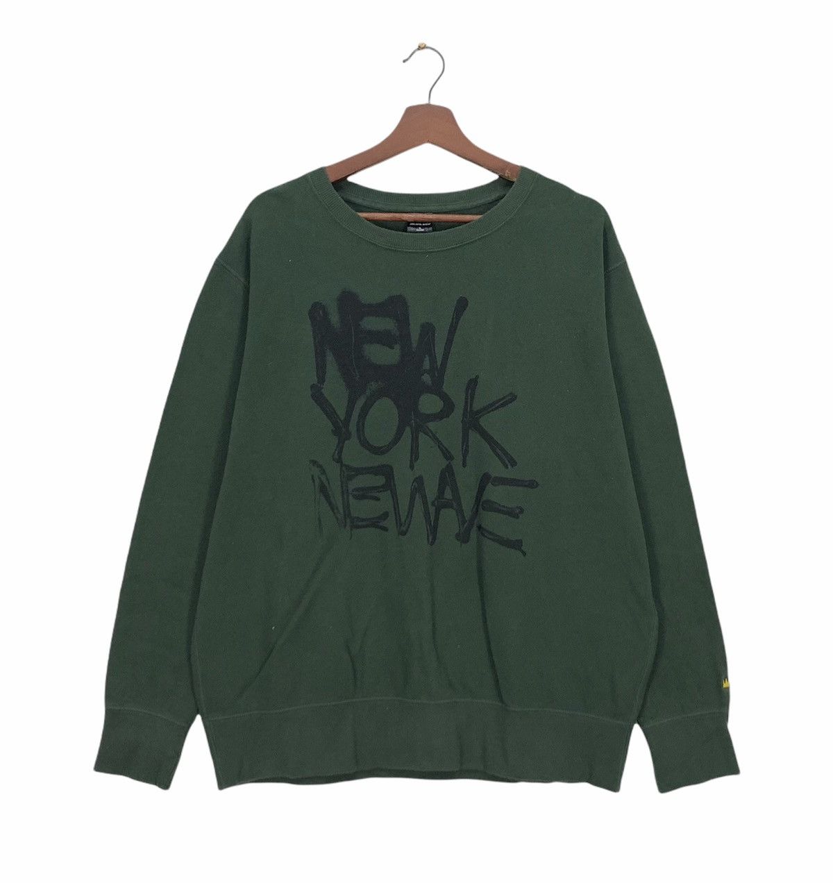 Jean-Michel Basquiat Jean Michel Basquait New York Sweatshirt Big Logo Size US L / EU 52-54 / 3 - 1 Thumbnail