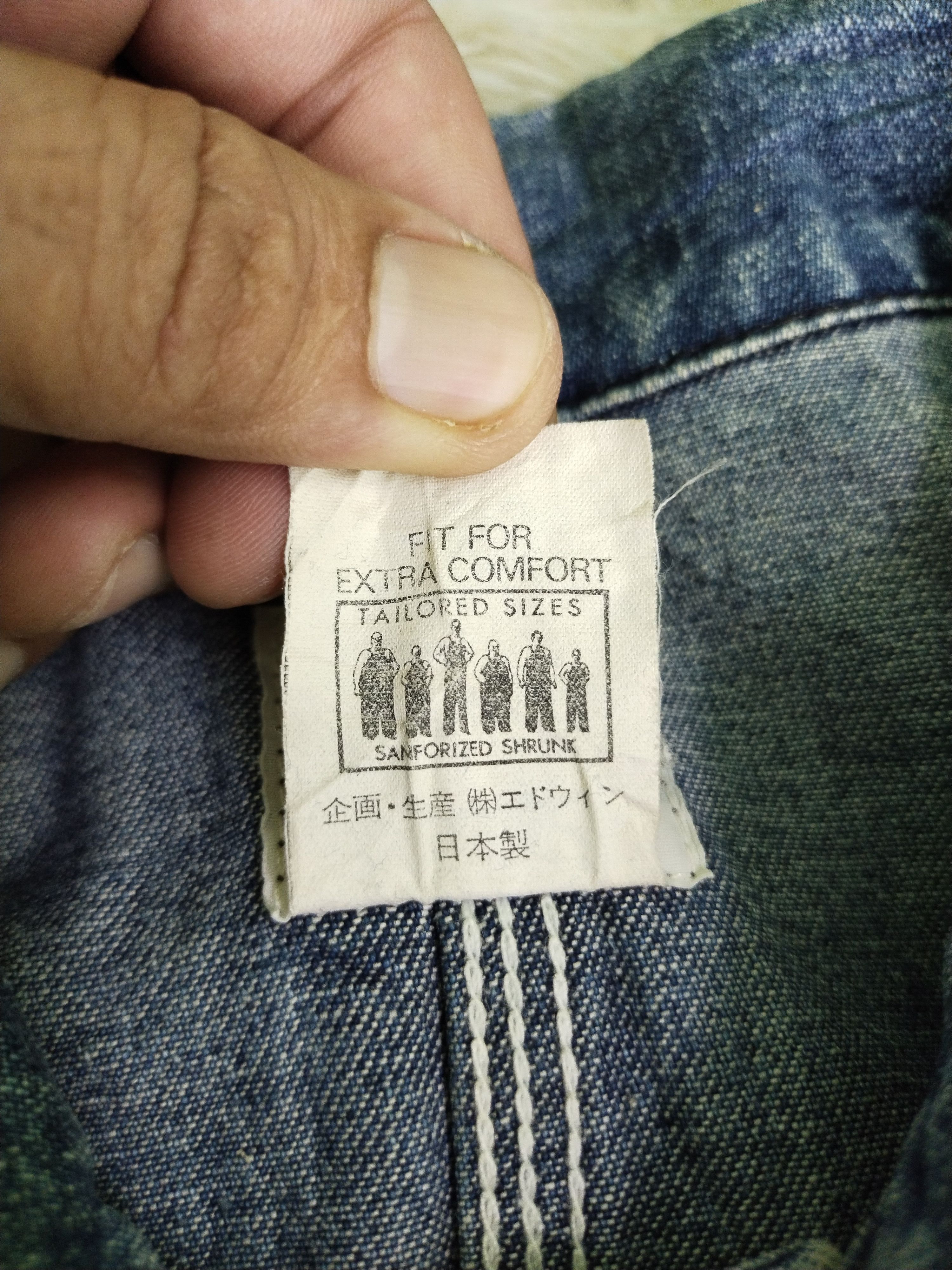 Lee × Vintage VINTAGE LEE SANFORIZED DENIM JACKET Size US M / EU 48-50 / 2 - 11 Thumbnail