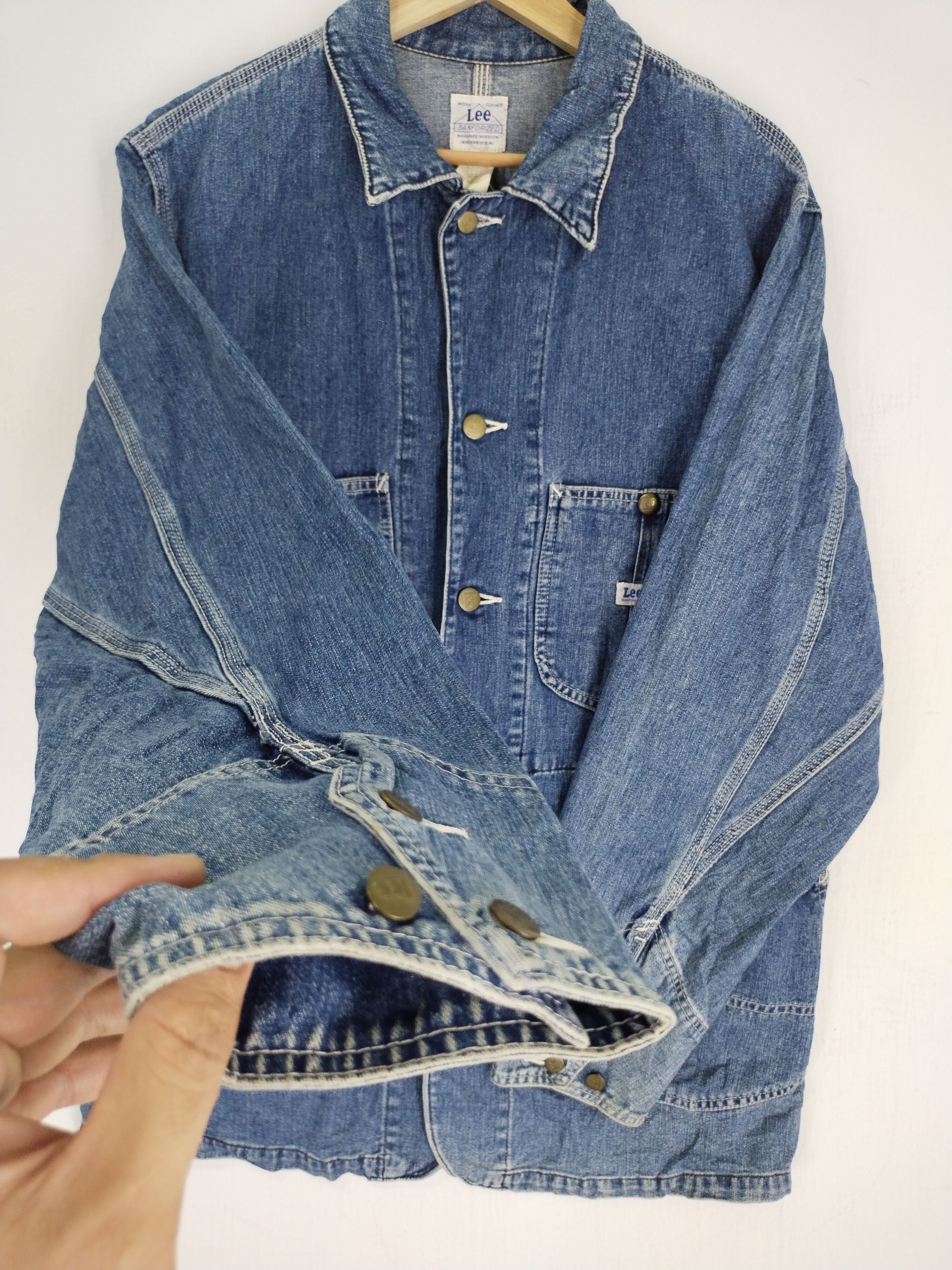 Lee × Vintage VINTAGE LEE SANFORIZED DENIM JACKET Size US M / EU 48-50 / 2 - 6 Thumbnail