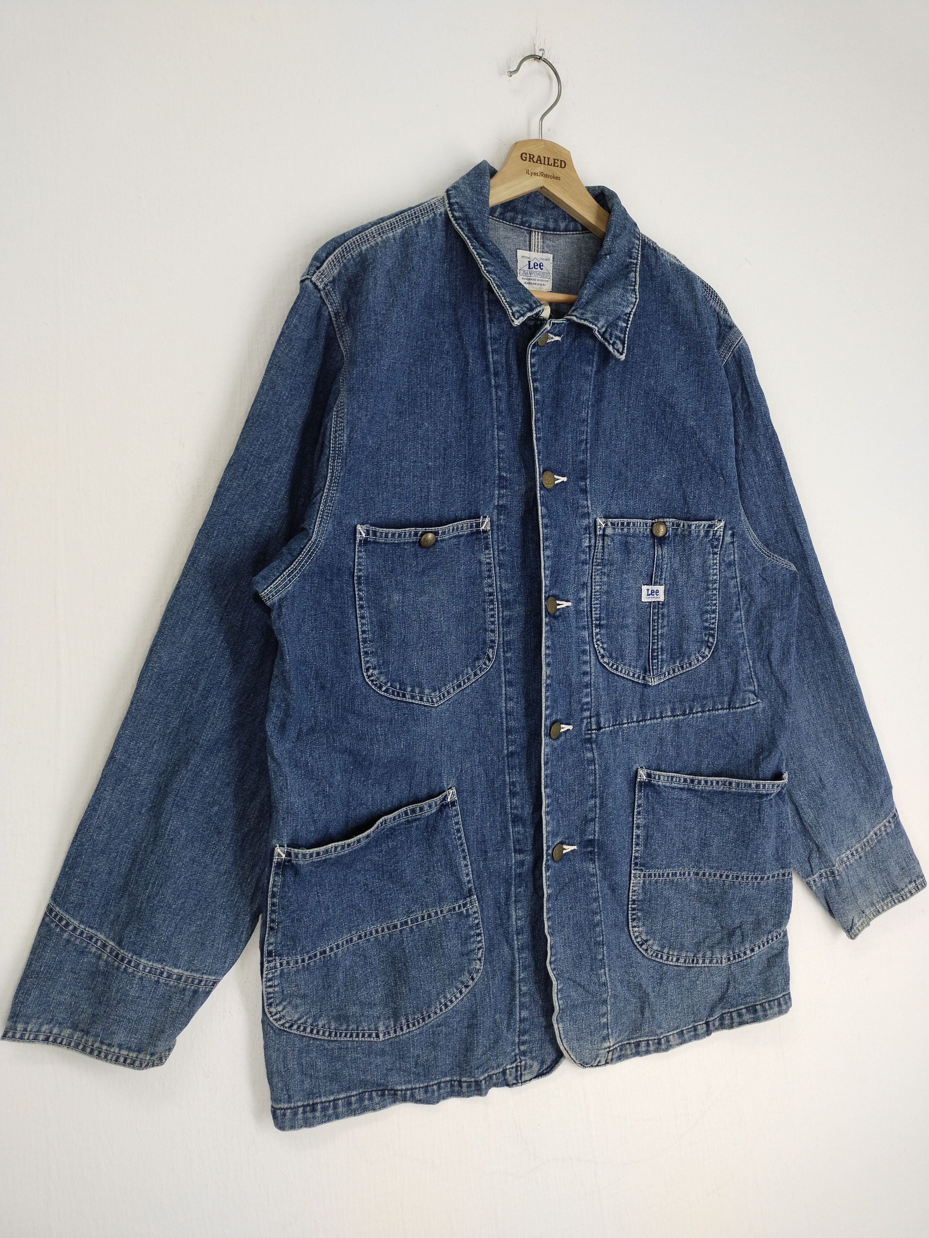 Lee × Vintage VINTAGE LEE SANFORIZED DENIM JACKET Size US M / EU 48-50 / 2 - 3 Thumbnail
