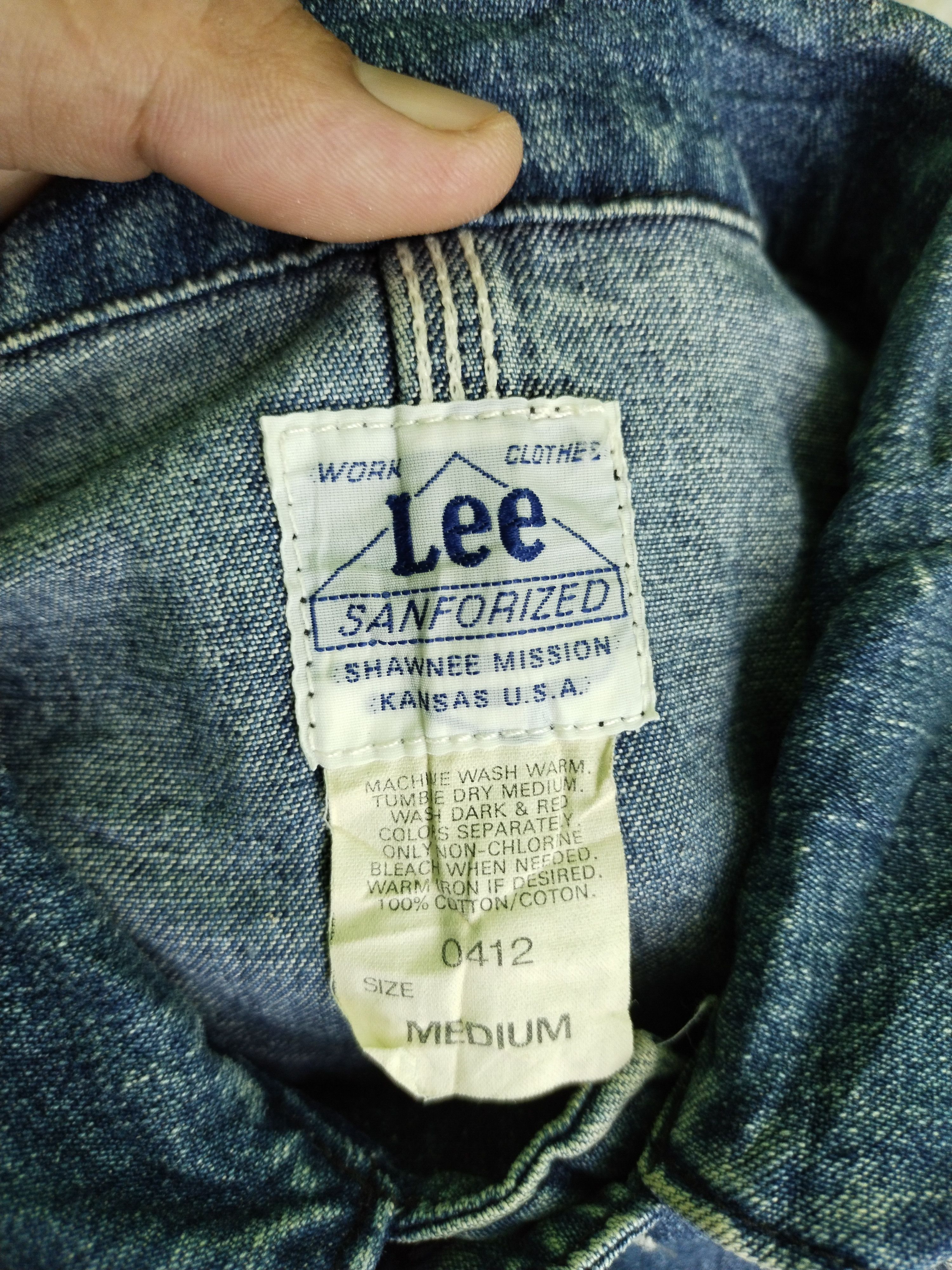 Lee × Vintage VINTAGE LEE SANFORIZED DENIM JACKET Size US M / EU 48-50 / 2 - 10 Thumbnail