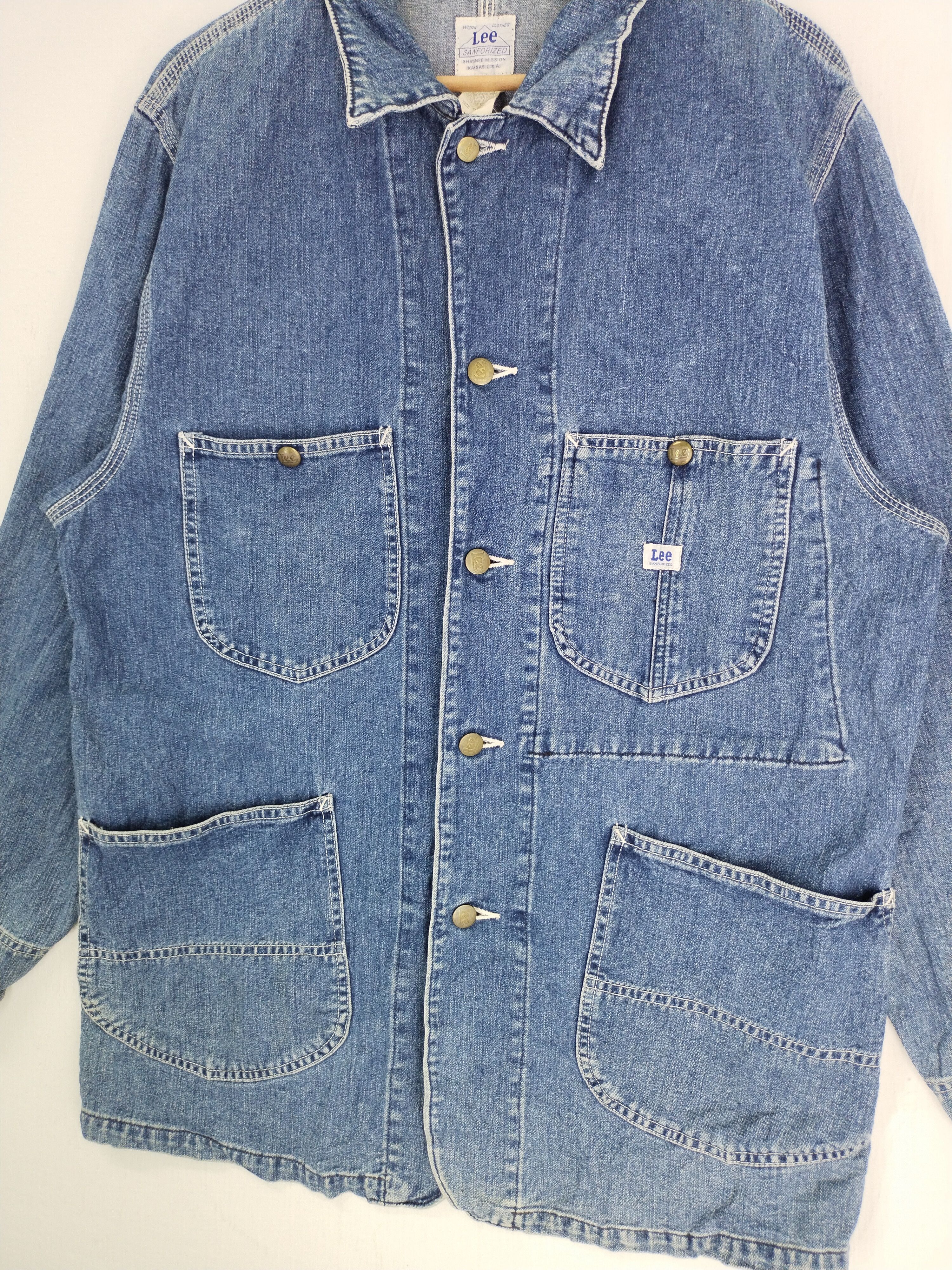 Lee × Vintage VINTAGE LEE SANFORIZED DENIM JACKET Size US M / EU 48-50 / 2 - 5 Thumbnail