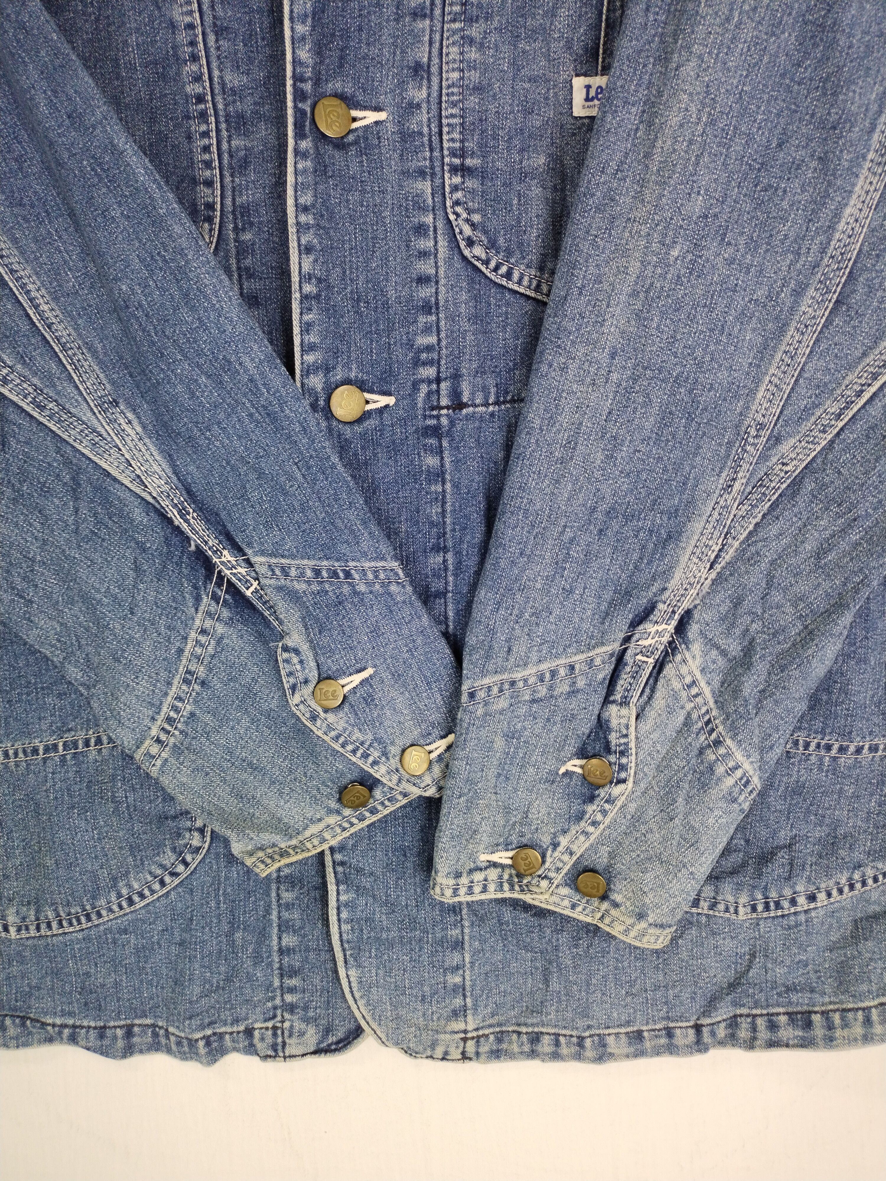 Lee × Vintage VINTAGE LEE SANFORIZED DENIM JACKET Size US M / EU 48-50 / 2 - 7 Thumbnail