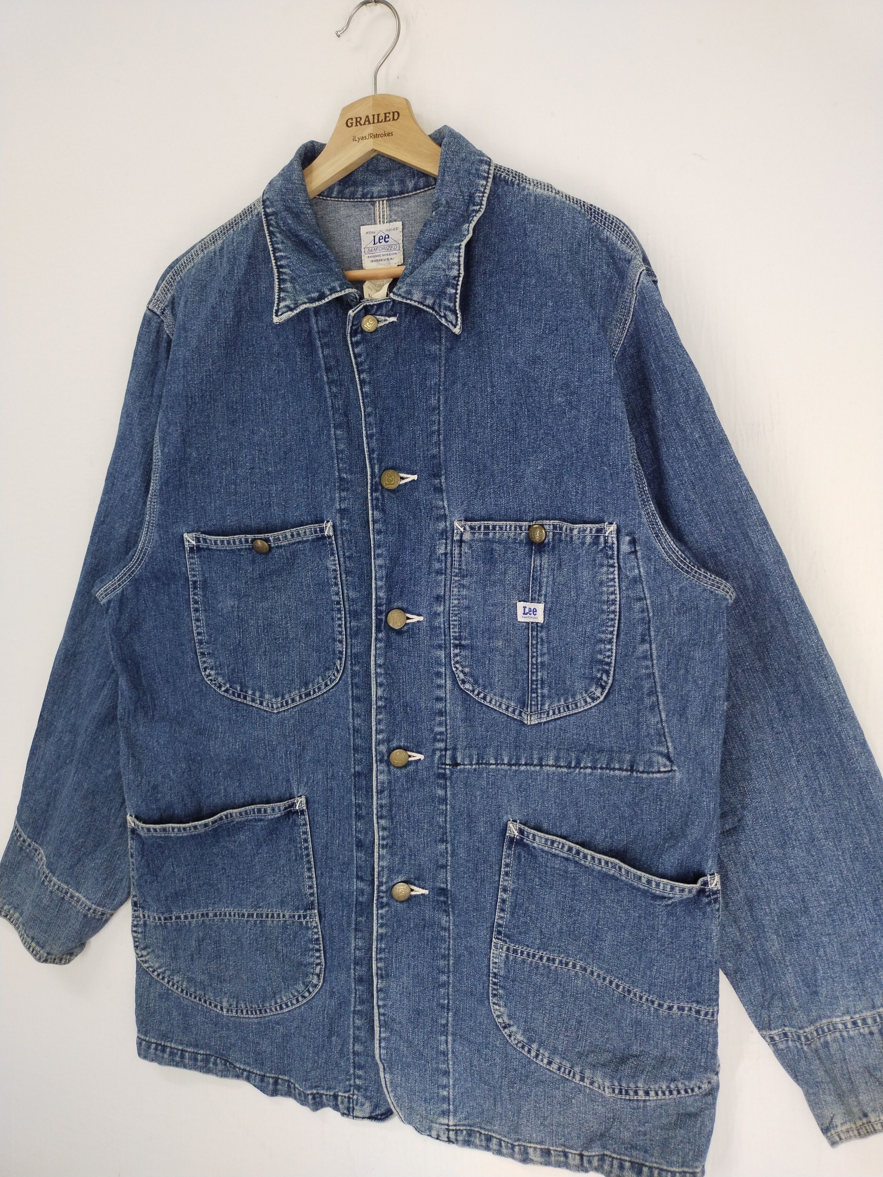 Lee × Vintage VINTAGE LEE SANFORIZED DENIM JACKET Size US M / EU 48-50 / 2 - 2 Thumbnail