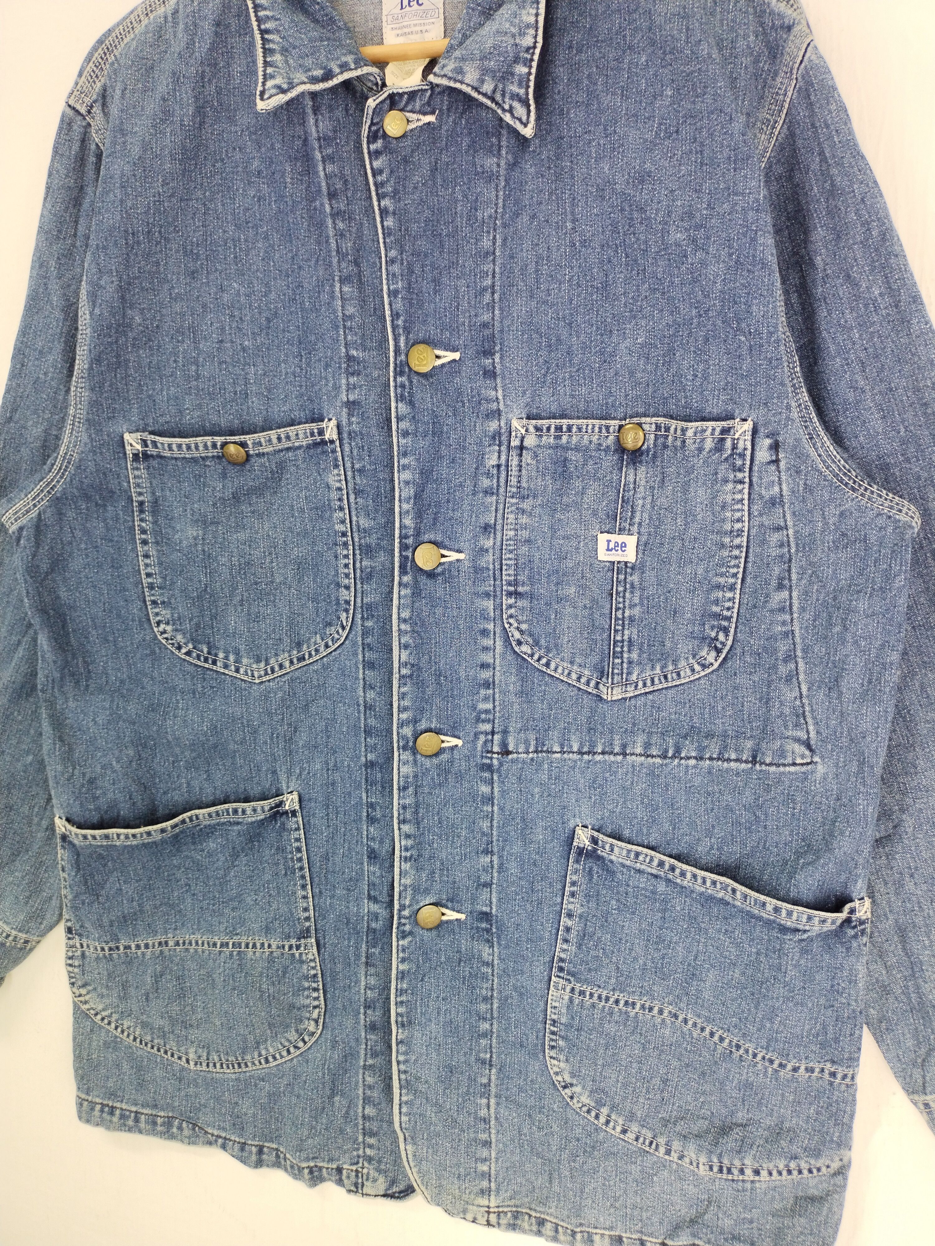 Lee × Vintage VINTAGE LEE SANFORIZED DENIM JACKET Size US M / EU 48-50 / 2 - 4 Thumbnail