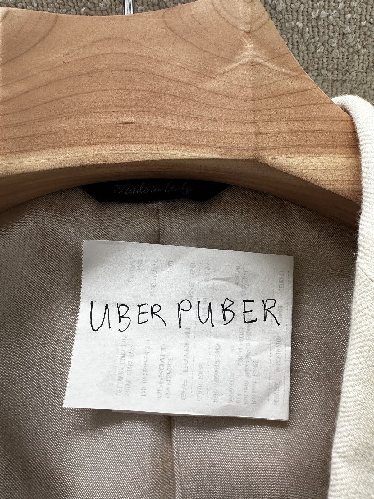 Other Samanamel - Off White Silk Linen Wool blend Jacket Size 50R - 9 Thumbnail