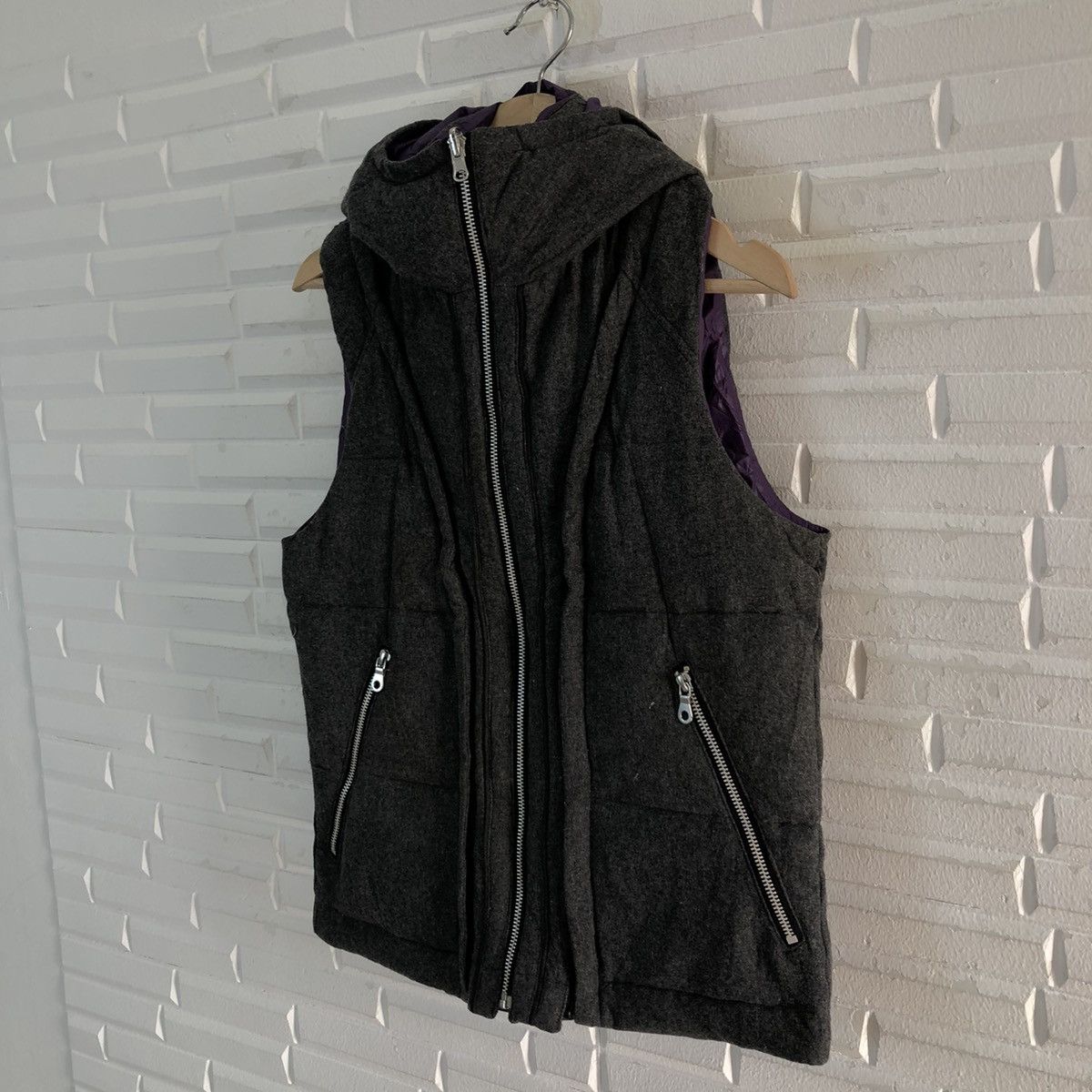 Japanese Brand RARE REVERSIBLE PUFFER PARACHUTE BIKER DESIGN VEST PPFM Size US S / EU 44-46 / 1 - 6 Thumbnail
