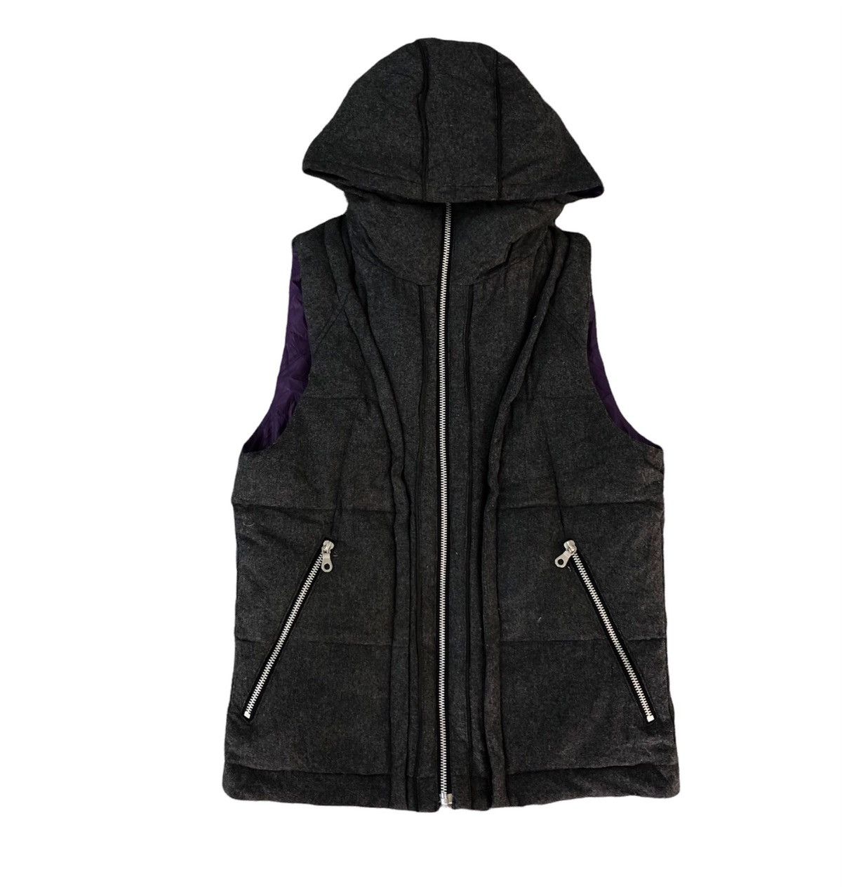 Japanese Brand RARE REVERSIBLE PUFFER PARACHUTE BIKER DESIGN VEST PPFM Size US S / EU 44-46 / 1 - 4 Thumbnail
