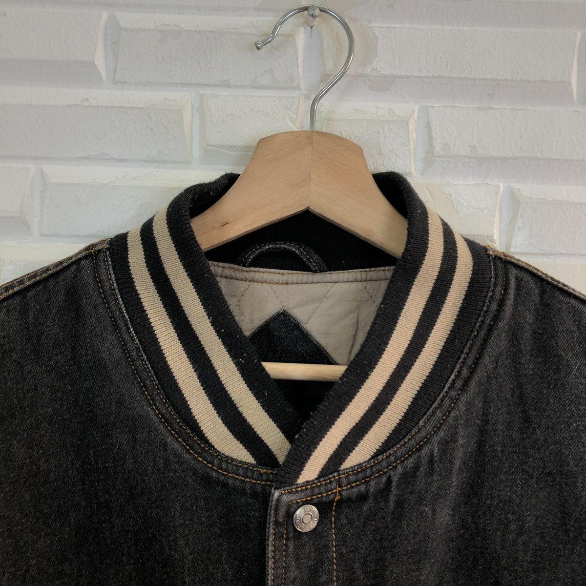 Japanese Brand VINTAGE VARSITY JACKET TRI-MOUNTAIN JAPAN Size US L / EU 52-54 / 3 - 6 Thumbnail