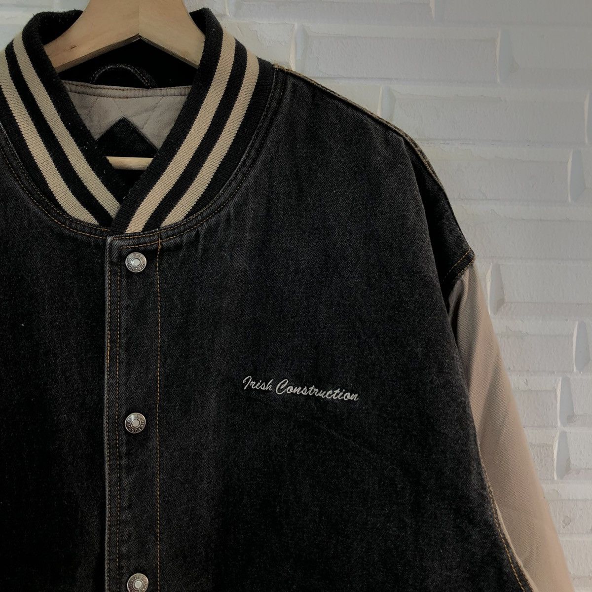 Japanese Brand VINTAGE VARSITY JACKET TRI-MOUNTAIN JAPAN Size US L / EU 52-54 / 3 - 4 Thumbnail