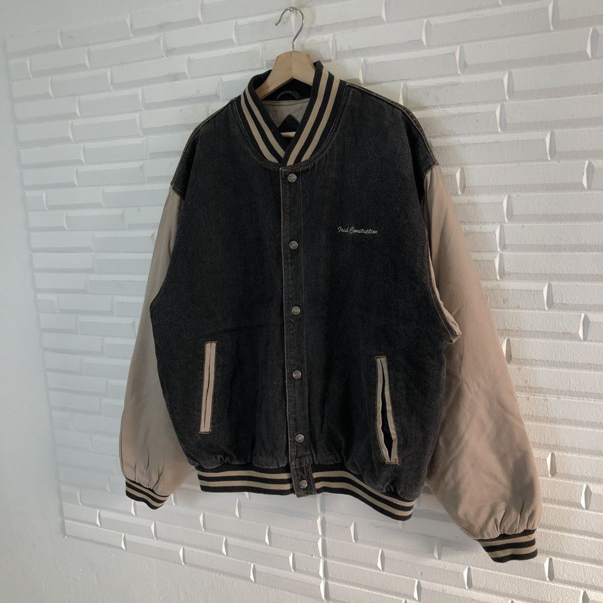 Japanese Brand VINTAGE VARSITY JACKET TRI-MOUNTAIN JAPAN Size US L / EU 52-54 / 3 - 2 Thumbnail