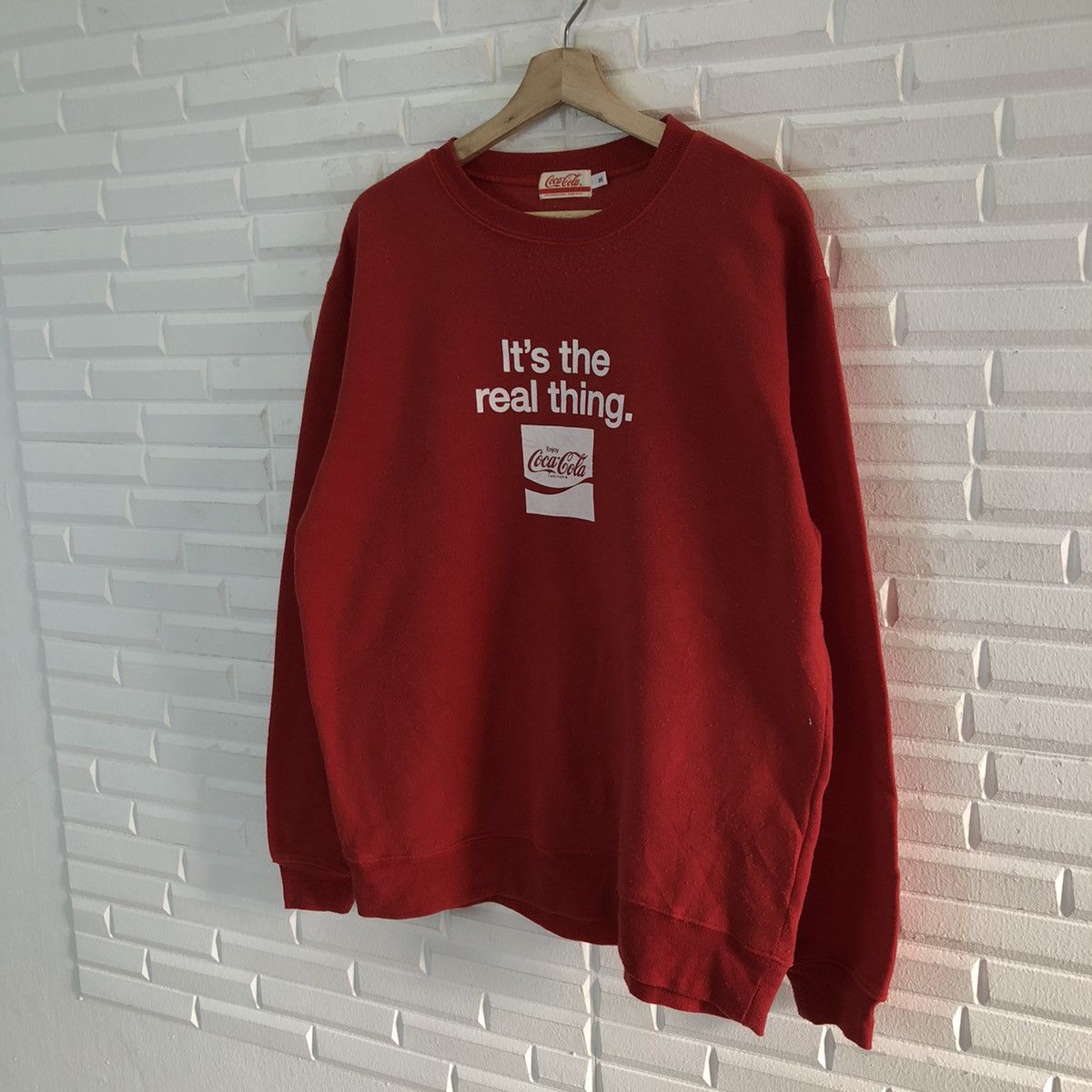 Japanese Brand VINTAGE COCA COLA BIG LOGO SWEATSHIRT Size US XXL / EU 58 / 5 - 2 Thumbnail