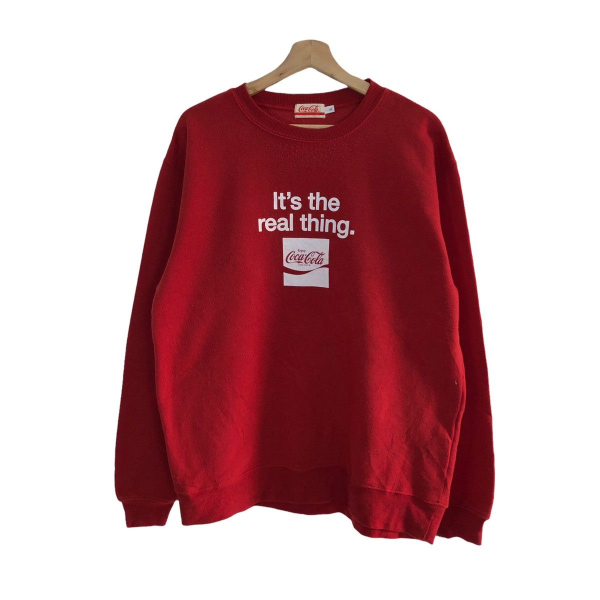 Japanese Brand VINTAGE COCA COLA BIG LOGO SWEATSHIRT Size US XXL / EU 58 / 5 - 1 Thumbnail