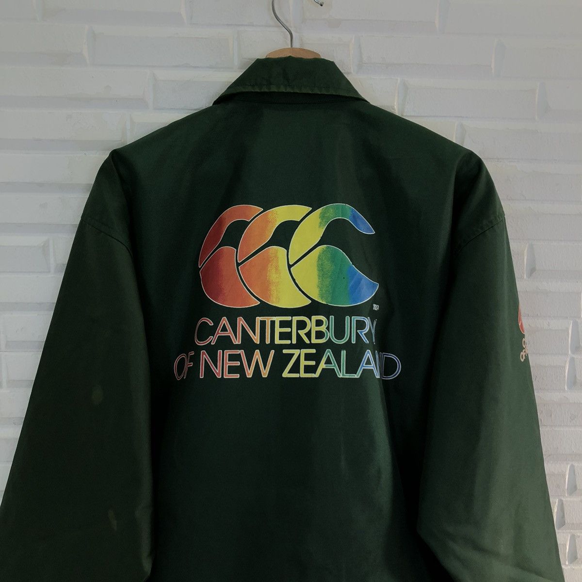 Canterbury of New Zealand VINTAGE CANTERBURY OF NEW ZEALAND BIG LOGO COACH JACKET Size US XL / EU 56 / 4 - 9 Thumbnail