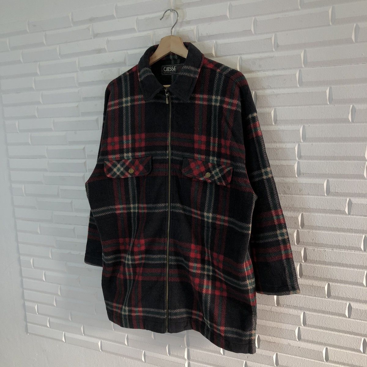 Flannel VINTAGE CIESSE STYLED IN ITALY FLANNEL JACKET TARTAN DESIGN Size US M / EU 48-50 / 2 - 2 Thumbnail