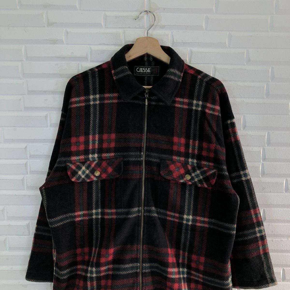 Flannel VINTAGE CIESSE STYLED IN ITALY FLANNEL JACKET TARTAN DESIGN Size US M / EU 48-50 / 2 - 3 Thumbnail