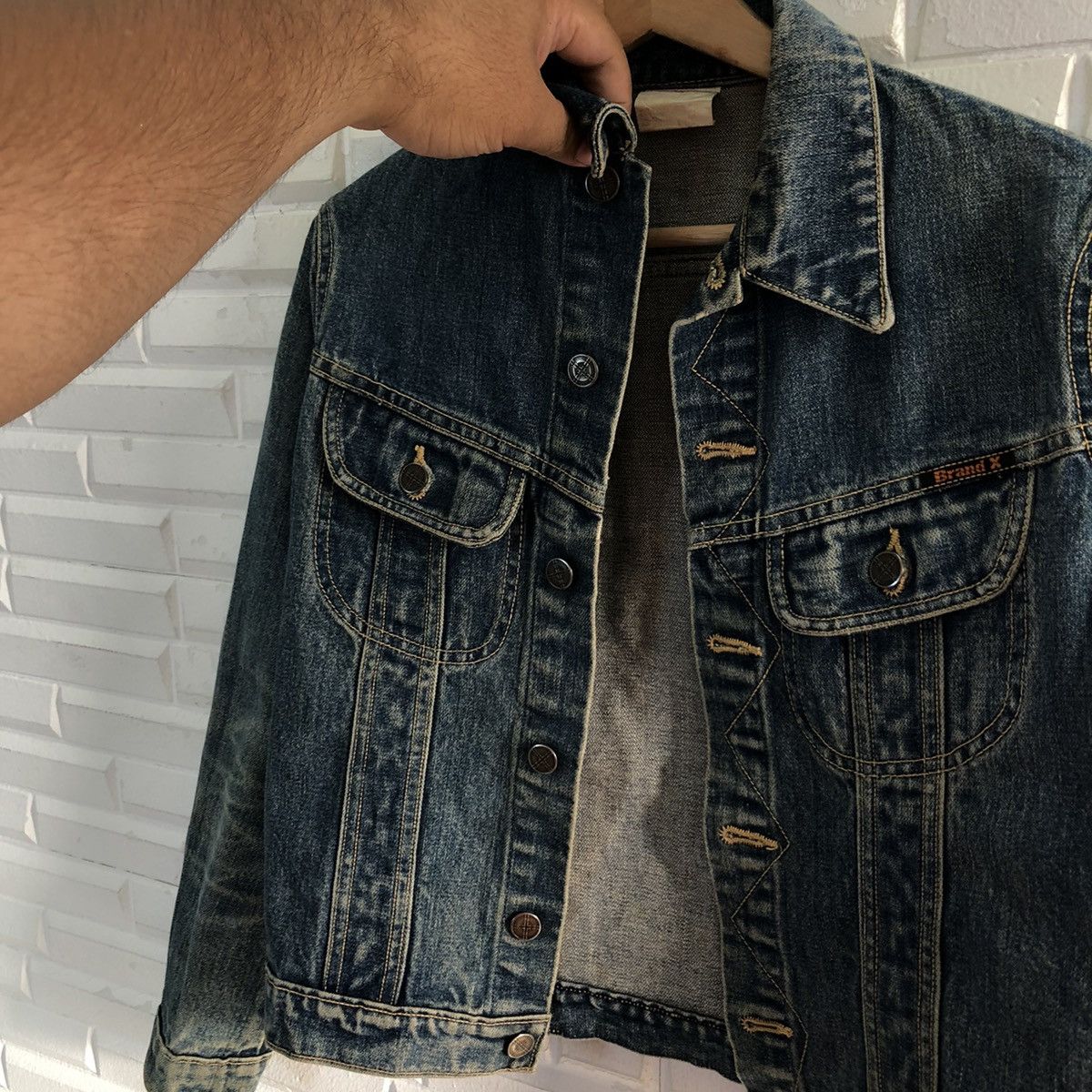 Japanese Brand VINTAGE LE MANS DENIM JACKET Size US M / EU 48-50 / 2 - 4 Thumbnail
