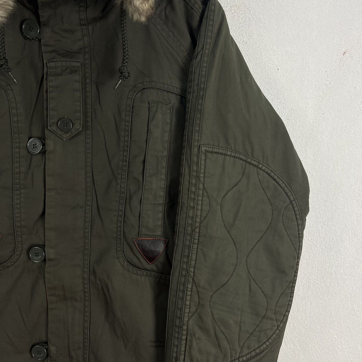 Adidas RARE PARKA FISH TAIL JACKET ADIDAS AUTHENTIC OUTERWEAR Size US XS / EU 42 / 0 - 4 Thumbnail